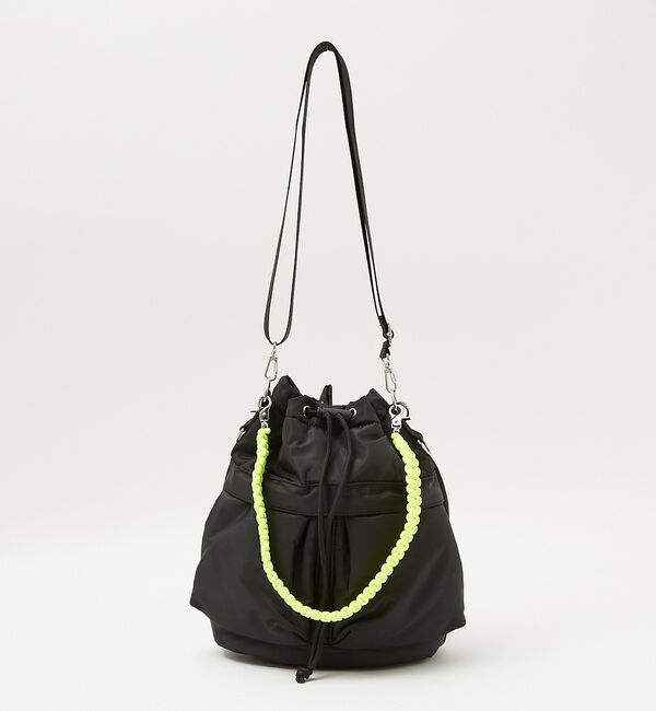 NOMINE「【cheek】kinchakucode 2WAY コードハンドル 巾着 トートバ」|ショルダー・メッセンジャー|