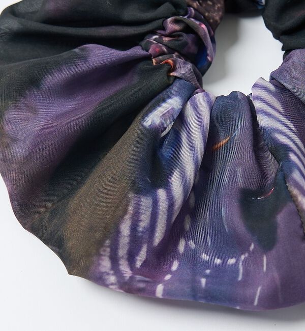 NOMINE「【LY】Haarelastiek　転写プリント ビッグ シュシュ」|ヘアバンド|