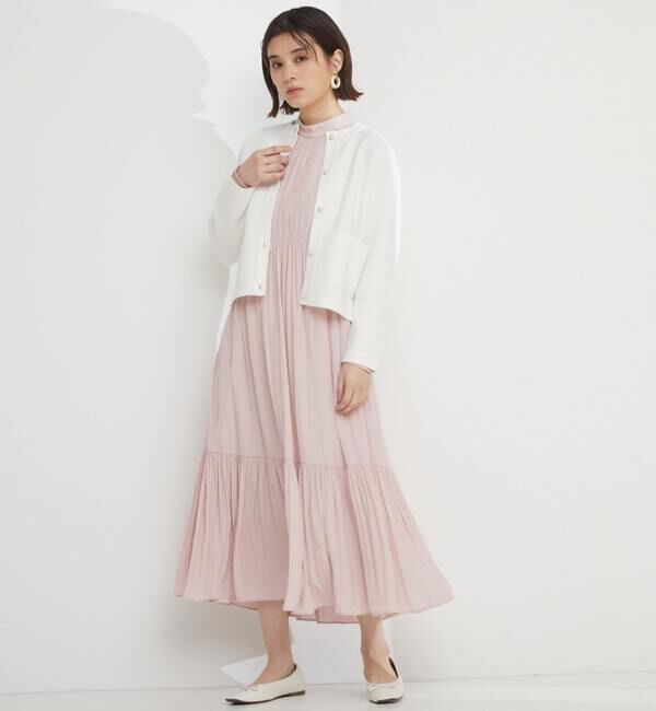 TIARA「ハイネックギャザーワンピース」|ワンピース|