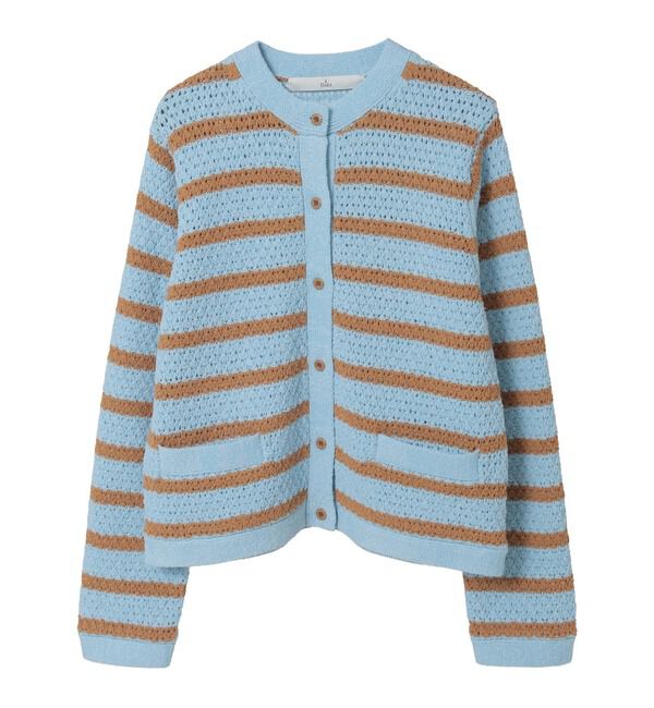 TIARA「ジオモチーフニットジャケット」|カーディガン|