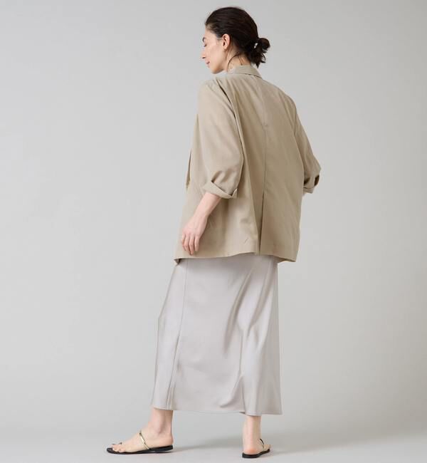 Liesse「《大草直子さん着用》バイアスナロースカート」|スカート|