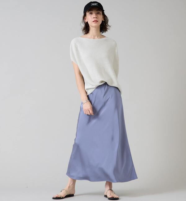 Liesse「《大草直子さん着用》バイアスナロースカート」|スカート|