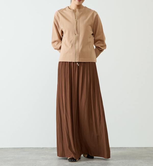 Liesse「割繊シャーリングナロースカート」|スカート|