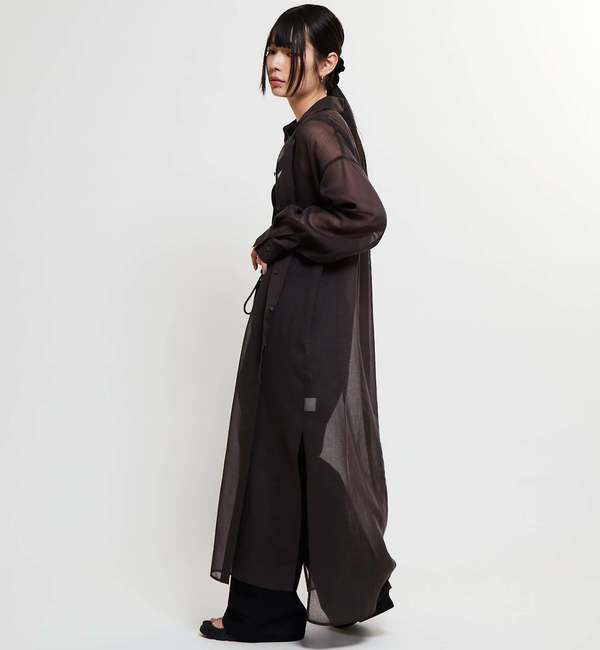 Soffitto「《コラボ》【Soffitto&times;TINDA】ギャザーシャツワンピース」|その他|