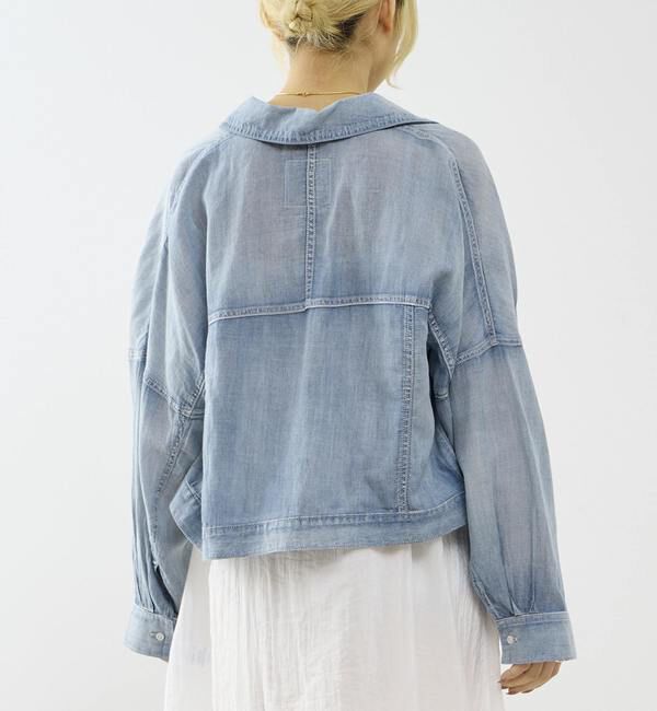 SOFFITTO「シアーGジャン型デニムシャツ」|シャツ・ブラウス|