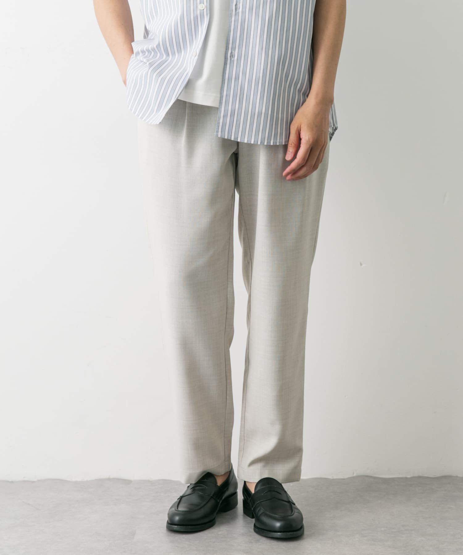 URBAN RESEARCH DOORS「『吸水速乾/イージーケア』リネンライクイージーパンツ」|その他|