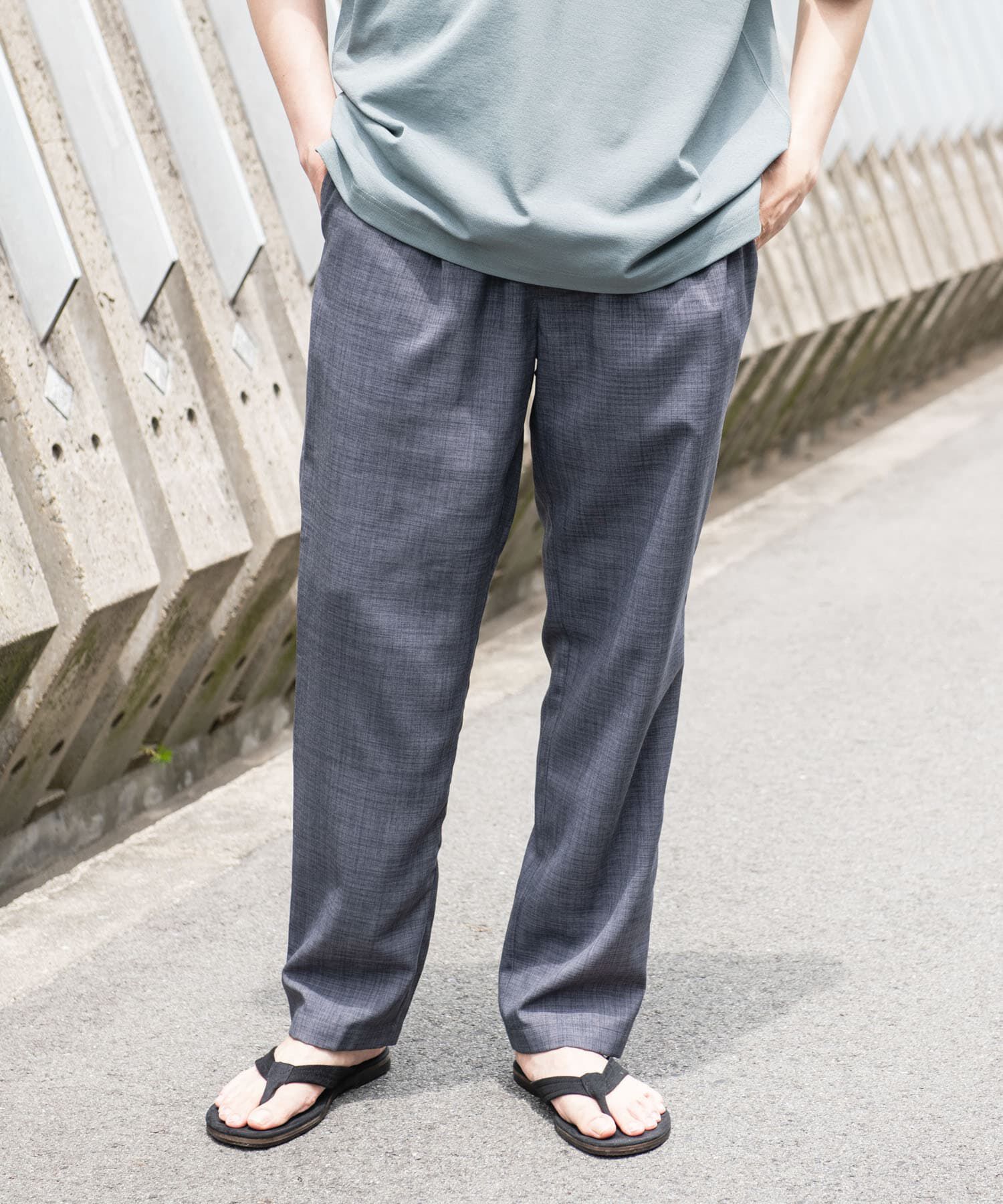 URBAN RESEARCH DOORS「『吸水速乾/イージーケア』リネンライクイージーパンツ」|その他|