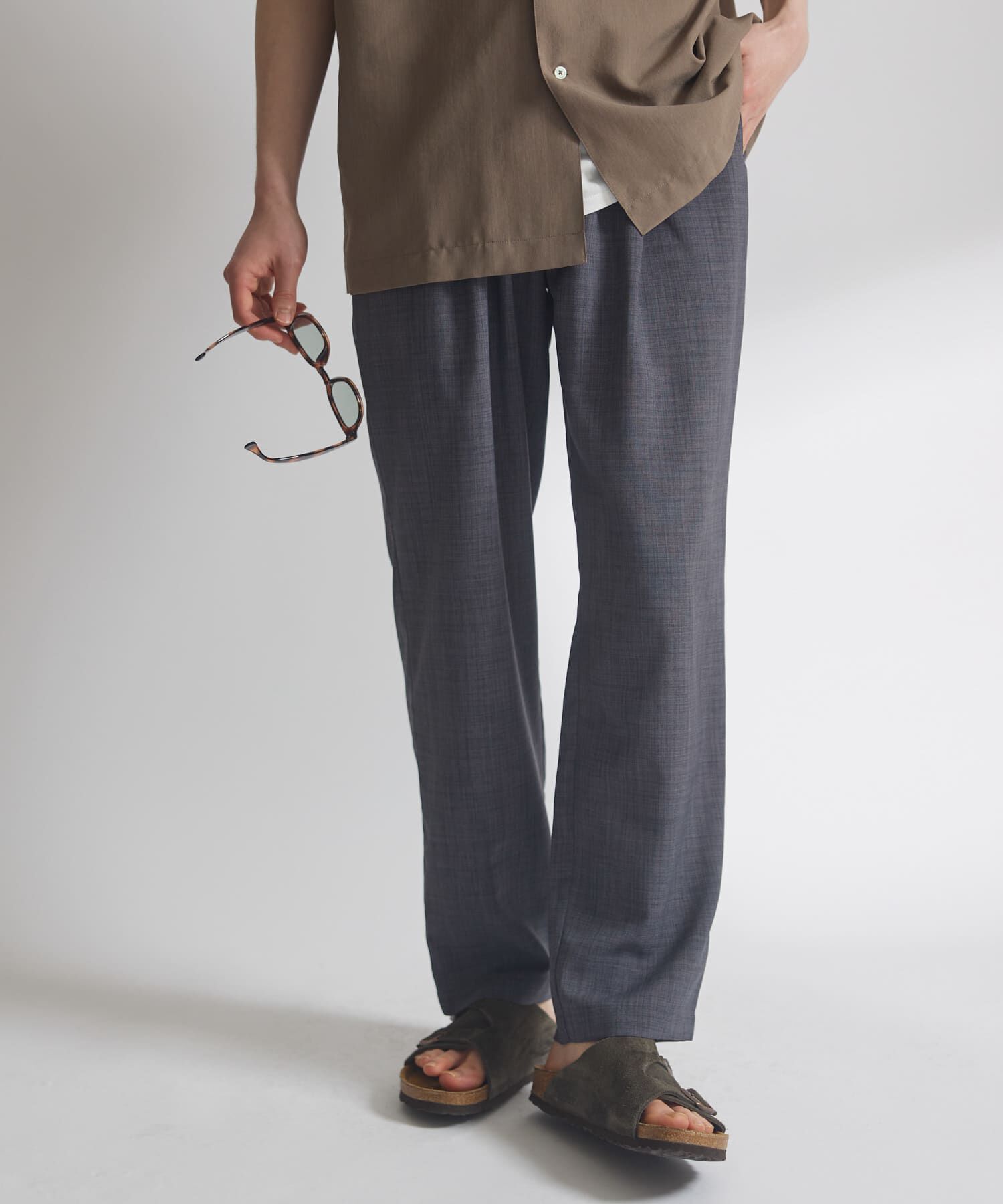 URBAN RESEARCH DOORS「『吸水速乾/イージーケア』リネンライクイージーパンツ」|その他|