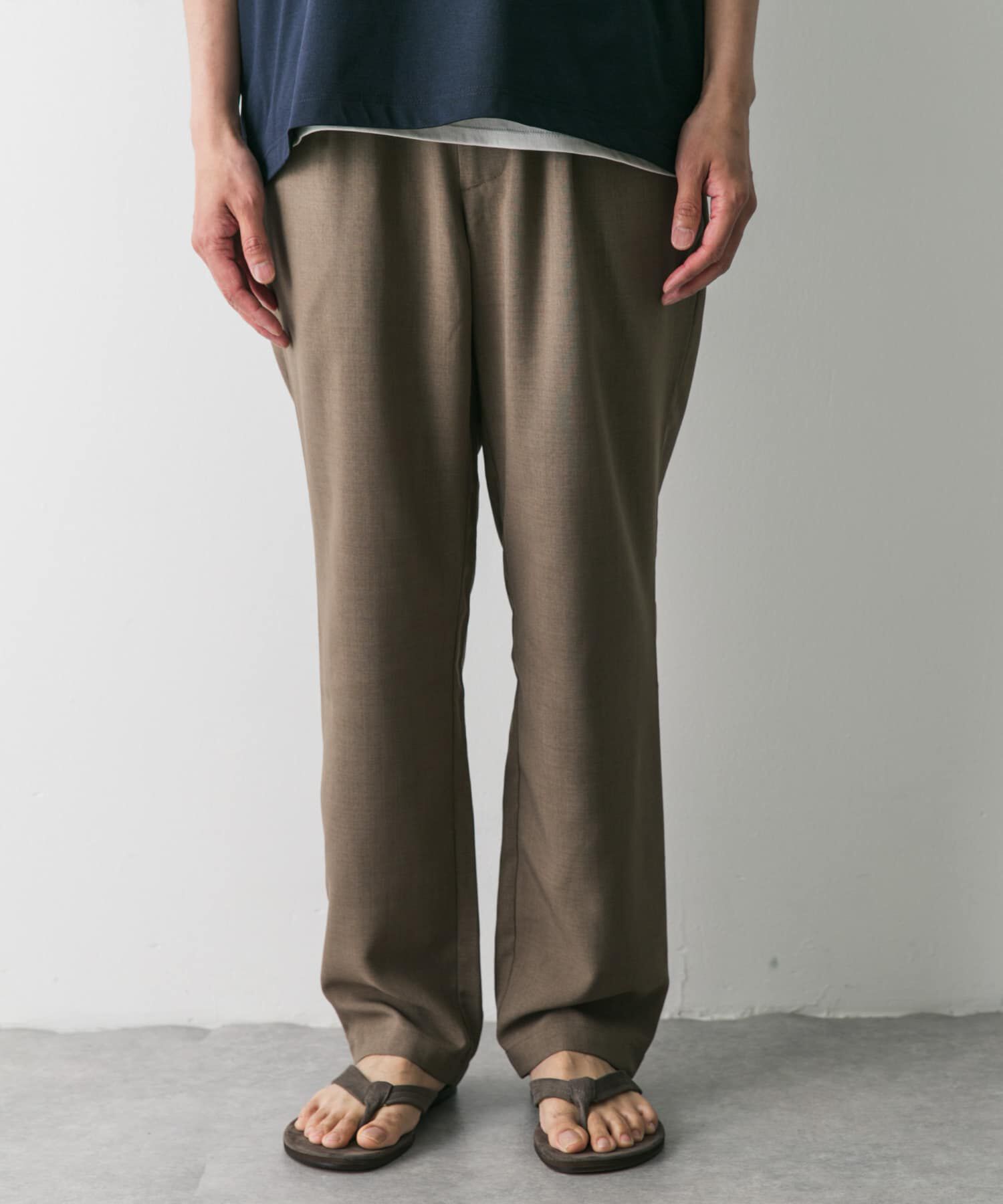 URBAN RESEARCH DOORS「『吸水速乾/イージーケア』リネンライクイージーパンツ」|その他|