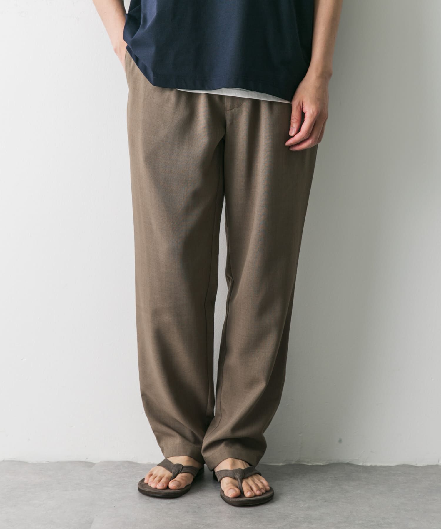URBAN RESEARCH DOORS「『吸水速乾/イージーケア』リネンライクイージーパンツ」|その他|