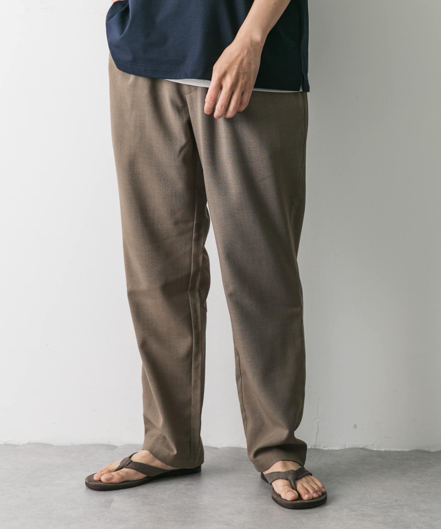 URBAN RESEARCH DOORS「『吸水速乾/イージーケア』リネンライクイージーパンツ」|その他|