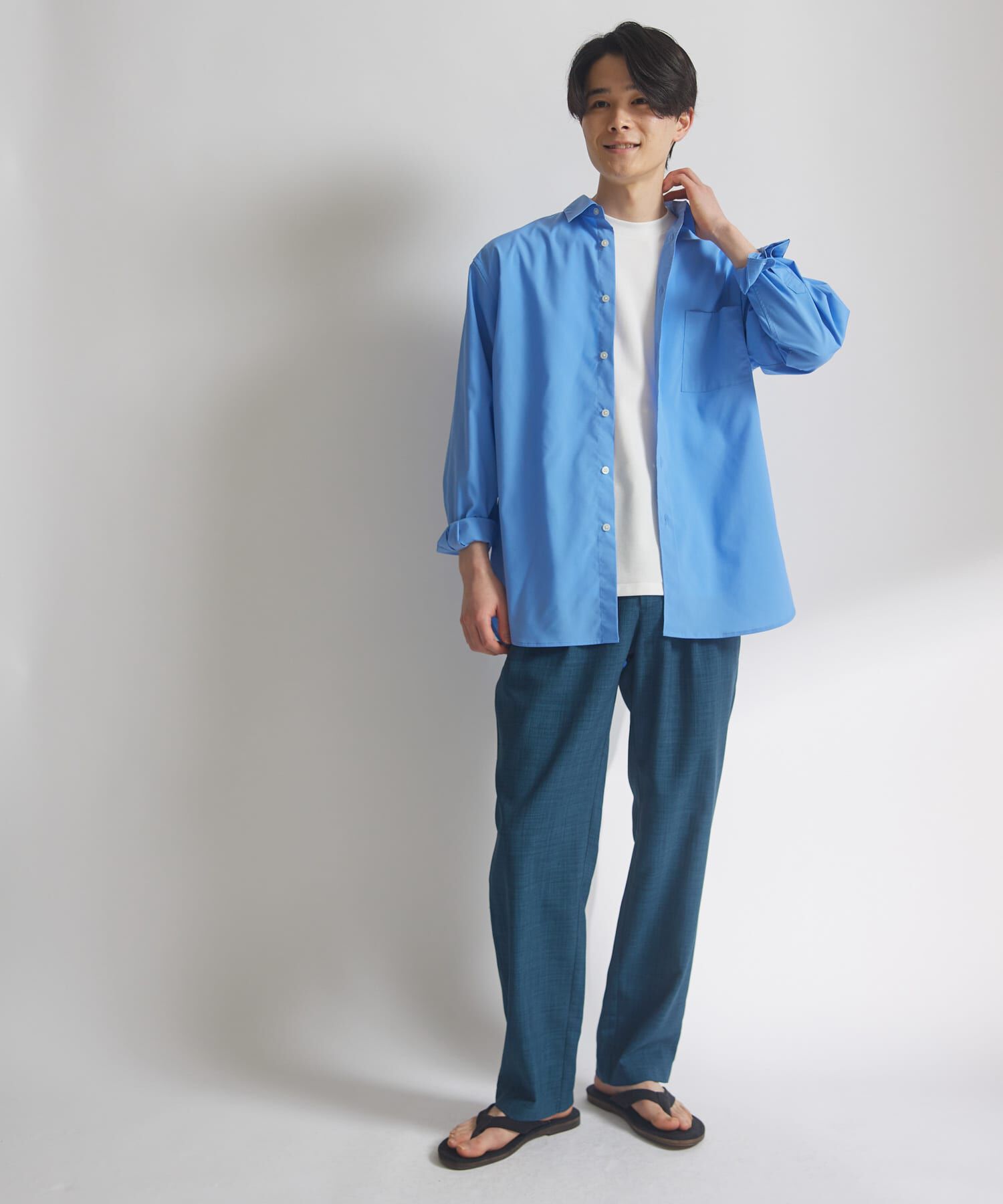 URBAN RESEARCH DOORS「『吸水速乾/イージーケア』リネンライクイージーパンツ」|その他|