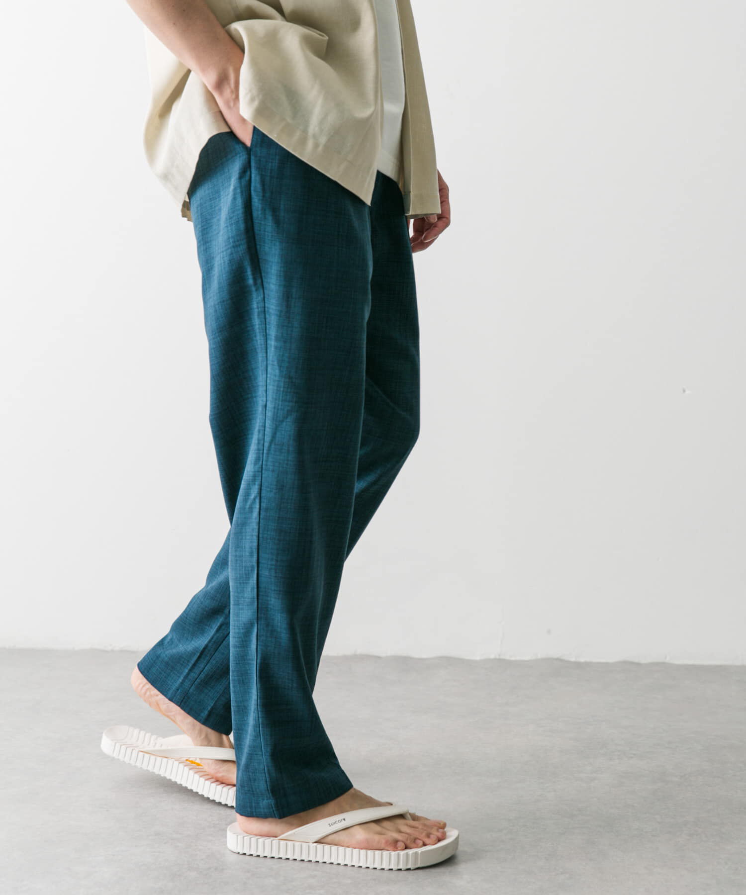 URBAN RESEARCH DOORS「『吸水速乾/イージーケア』リネンライクイージーパンツ」|その他|