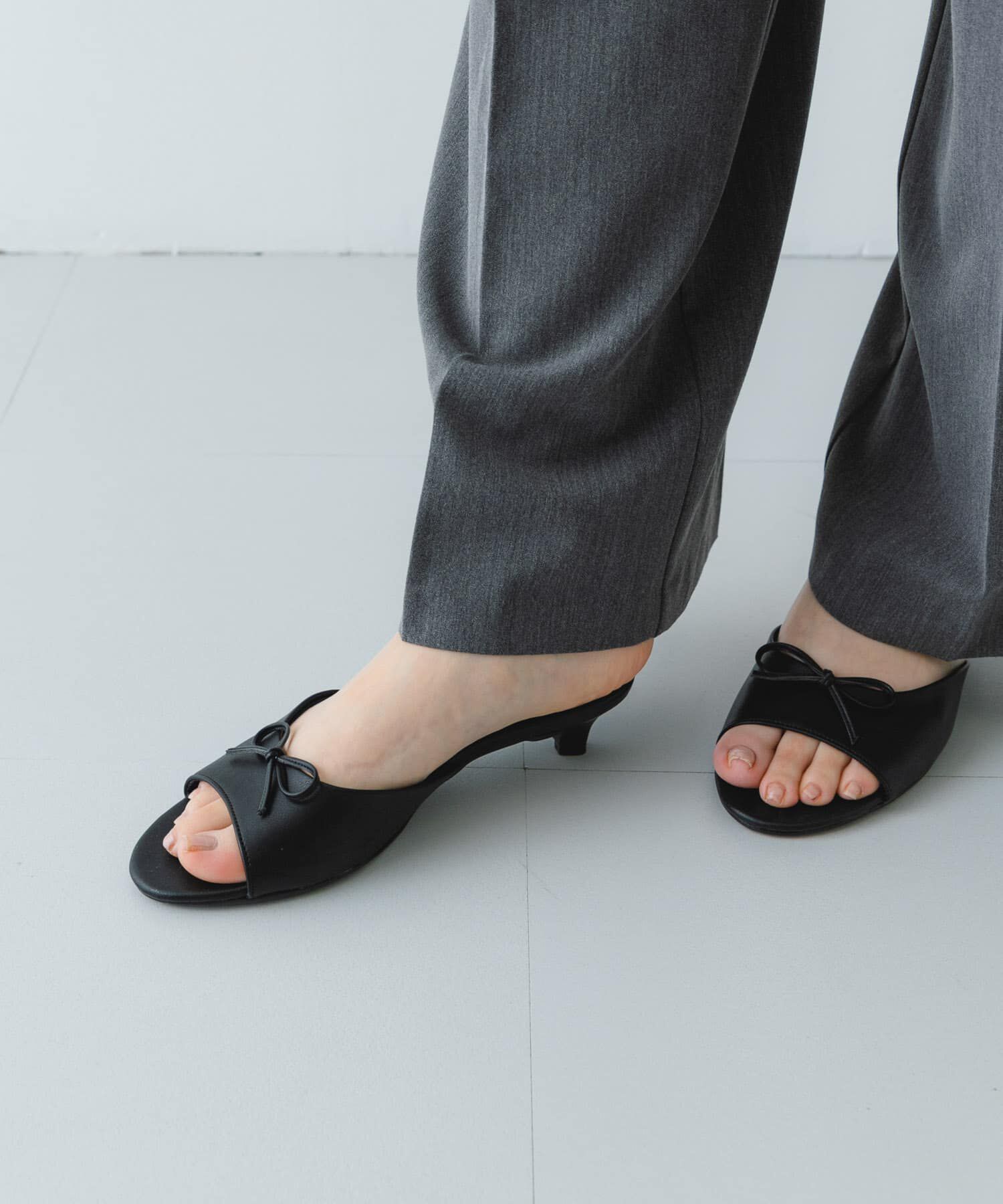 RODE SKO「『MADE IN JAPAN』リボンミュール」|サンダル|