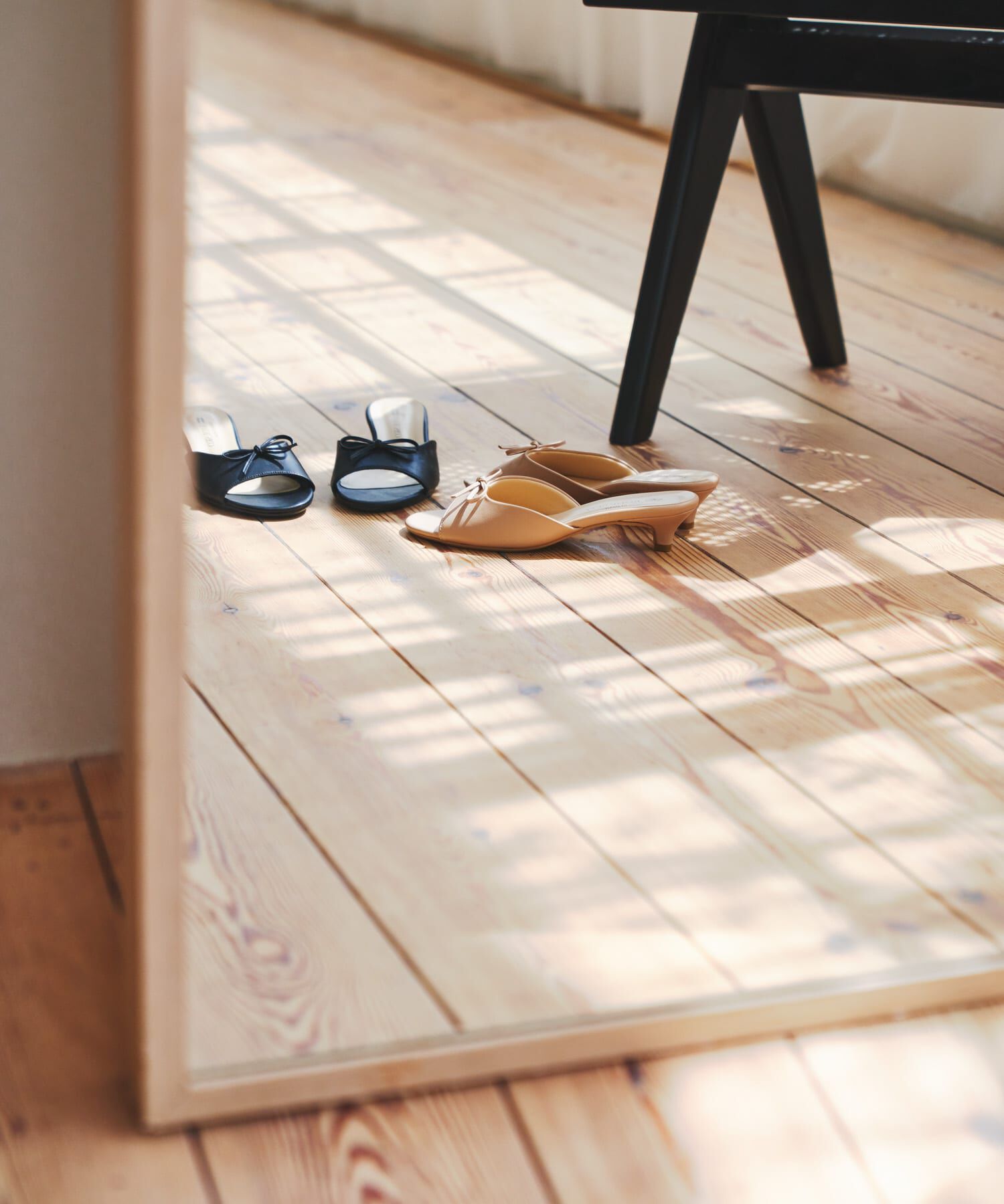 RODE SKO「『MADE IN JAPAN』リボンミュール」|サンダル|