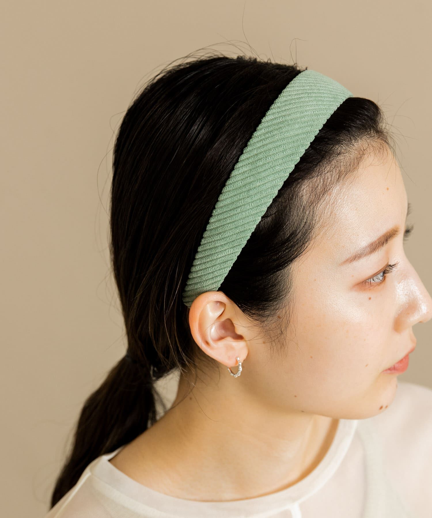 SMELLY「コーデュロイカチューシャ」|カチューシャ|