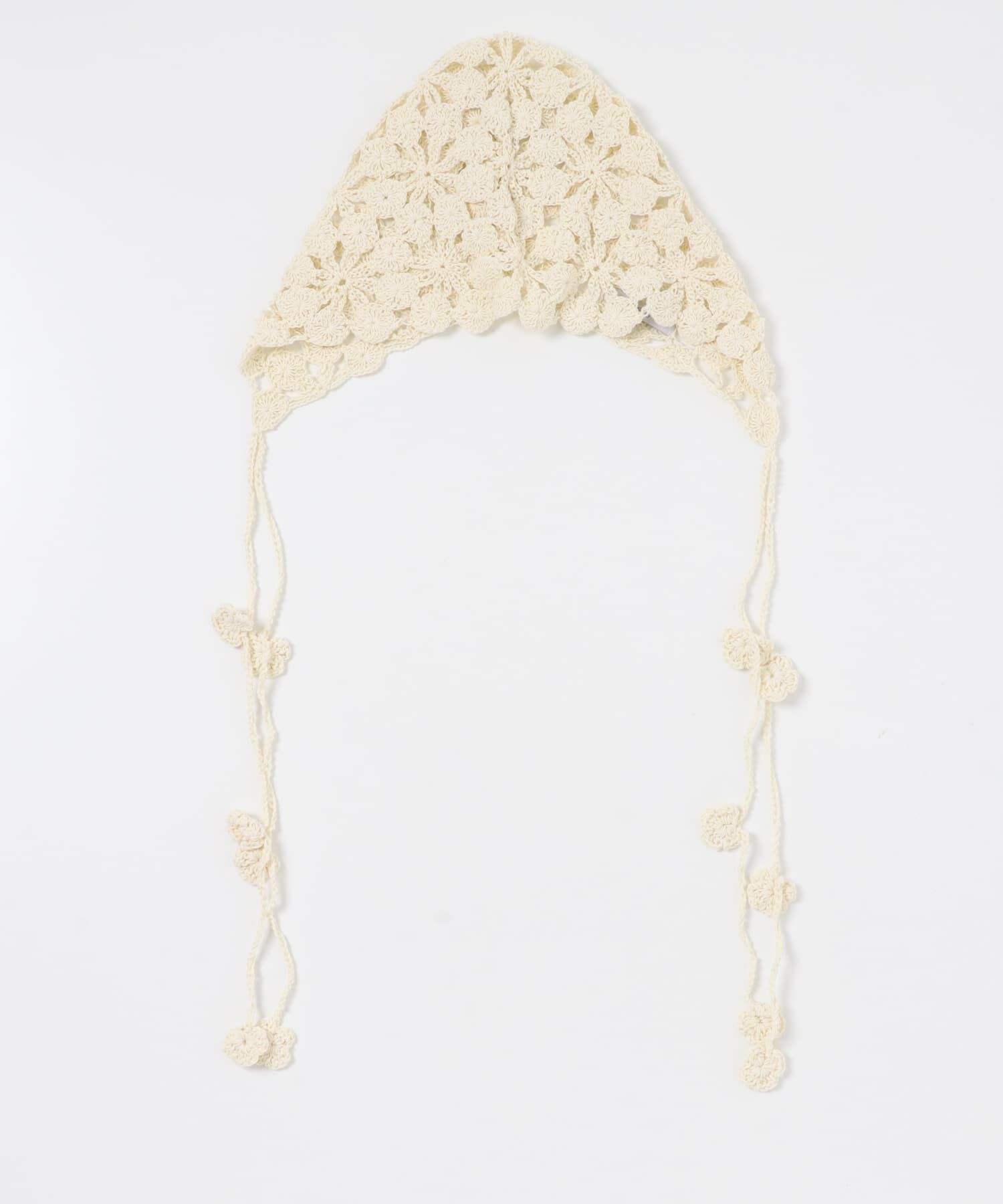 SMELLY「フラワークロシェボンネット」|ニット帽|