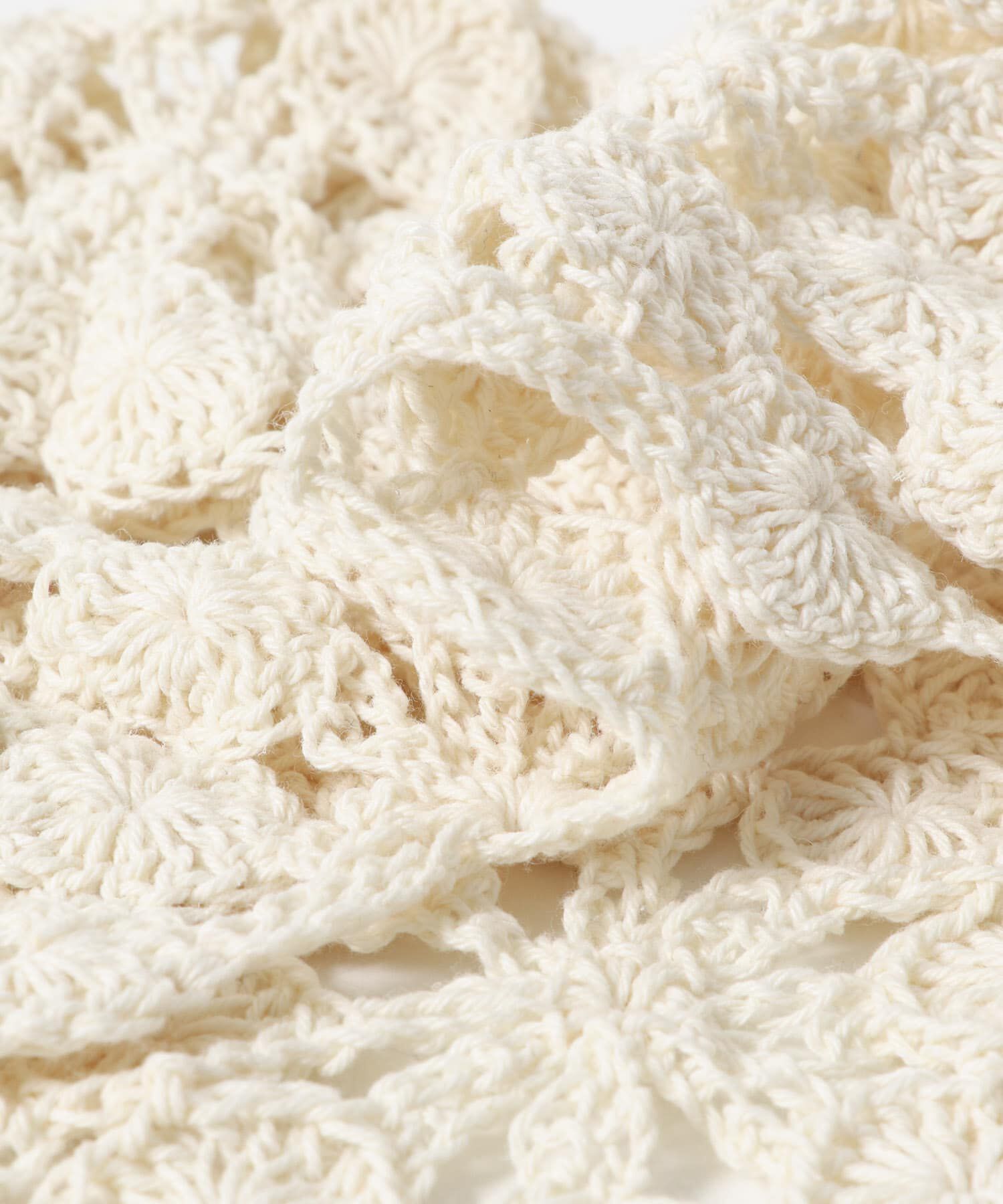 SMELLY「フラワークロシェボンネット」|ニット帽|