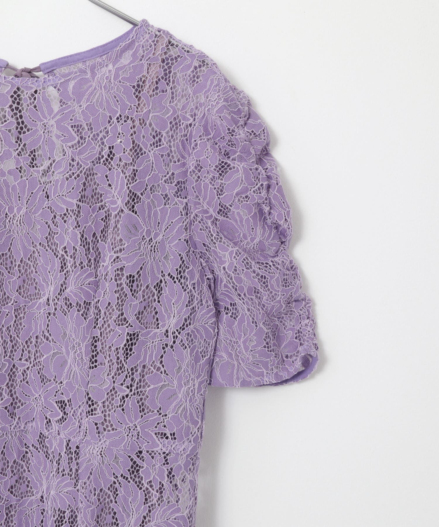 URBAN RESEARCH ROSSO「kaene　配色レースエプロンドレス」|ワンピース|