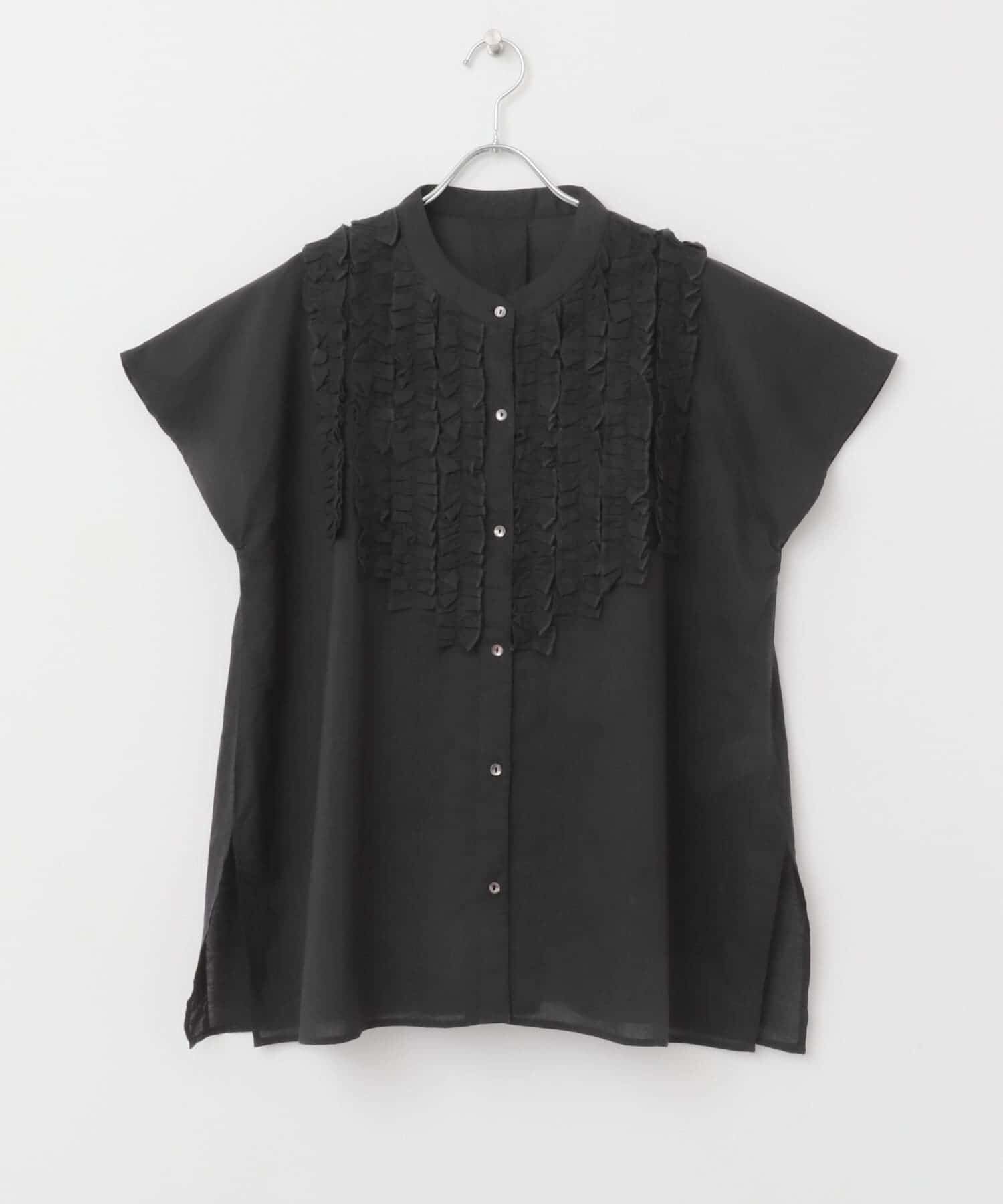 Sonny Label 「エアリーコットンフリルフレンチシャツブラウス」|シャツ・ブラウス|