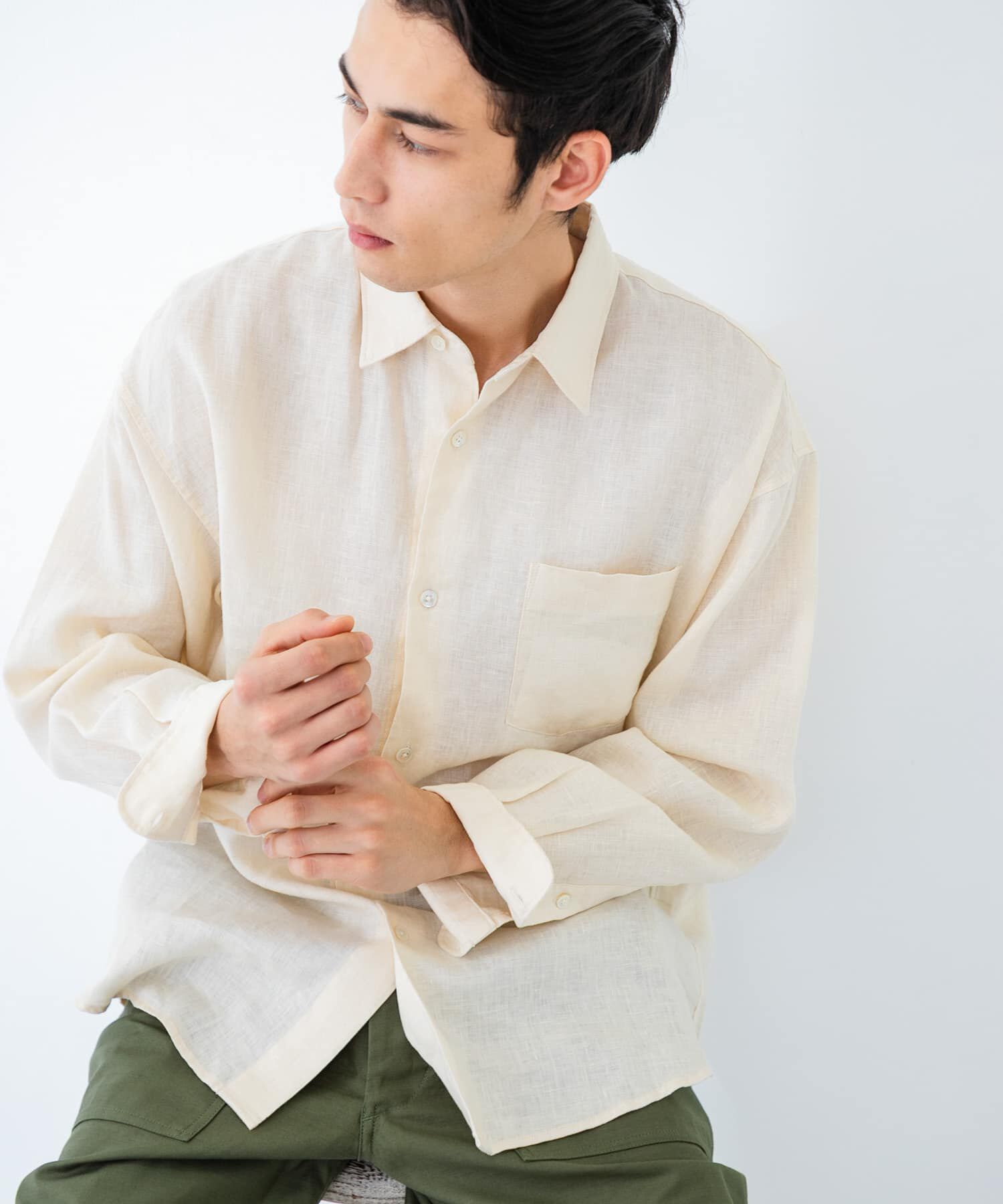 URBAN RESEARCH「LINEN LONG-SLEEVE SHIRTS」|シャツ・ブラウス|