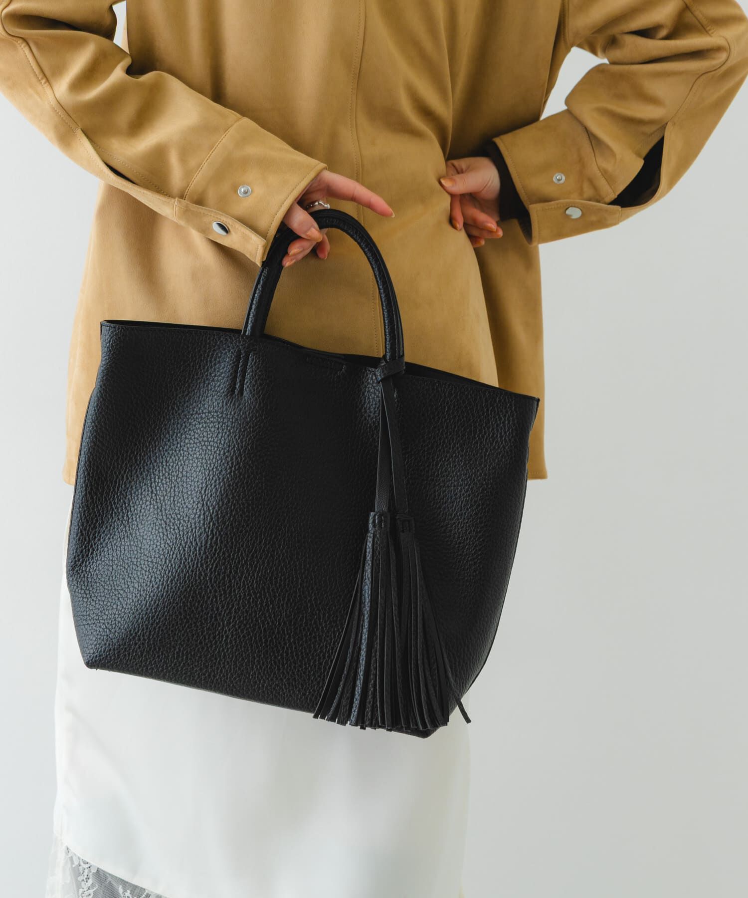 RODE SKO「タッセル軽量2WAYシンプルトートバッグ」|トートバッグ|