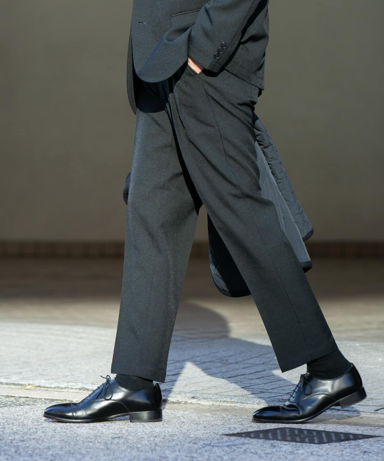 URBAN RESEARCH DOORS「LIFE STYLE TAILOR　ツイルストレッチパンツ」|スラックス|