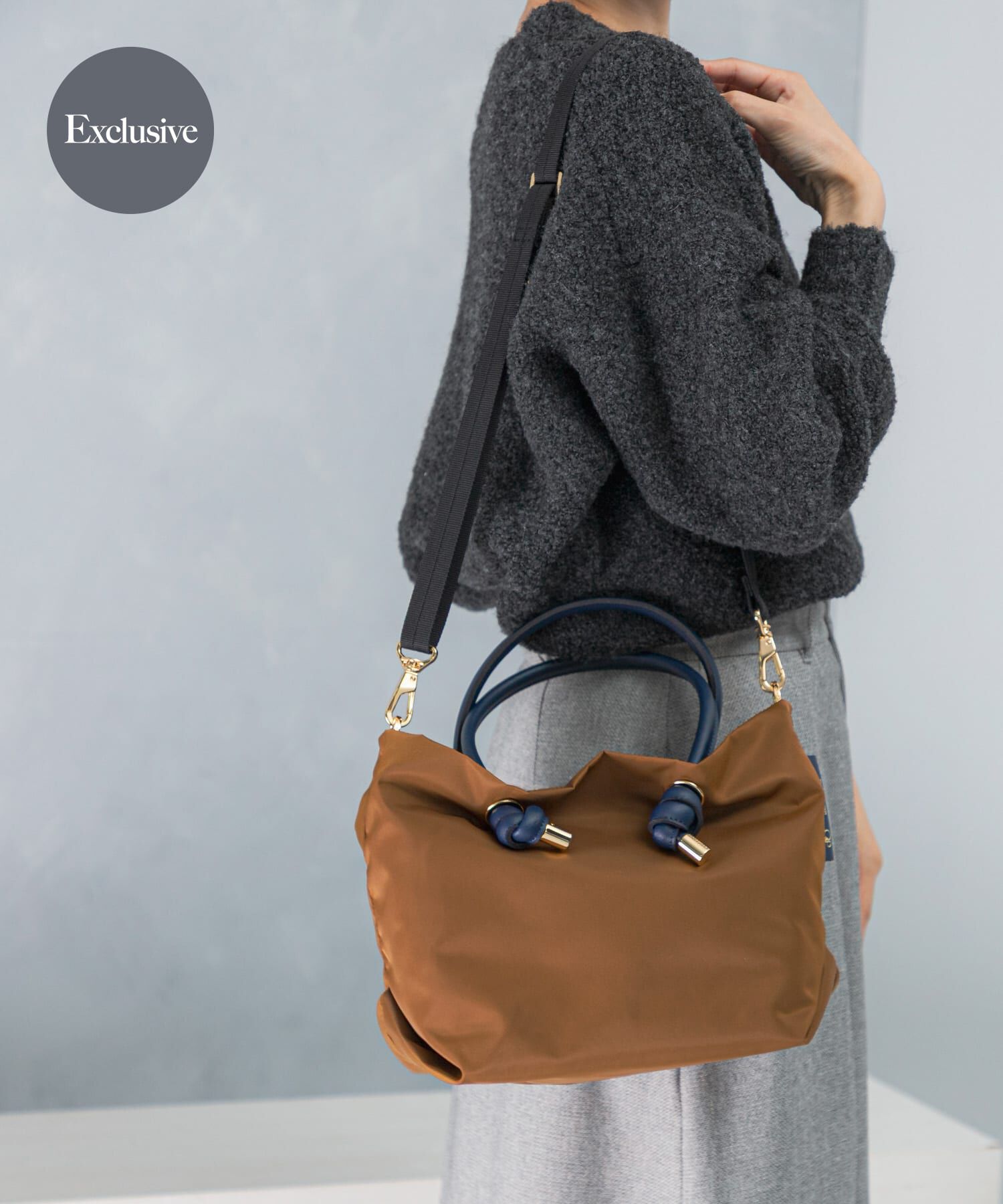 URBAN RESEARCH ROSSO「『一部別注カラー』VIOLA d&rsquo;ORO　BIANCA　S」|トートバッグ|ブラウン系その他