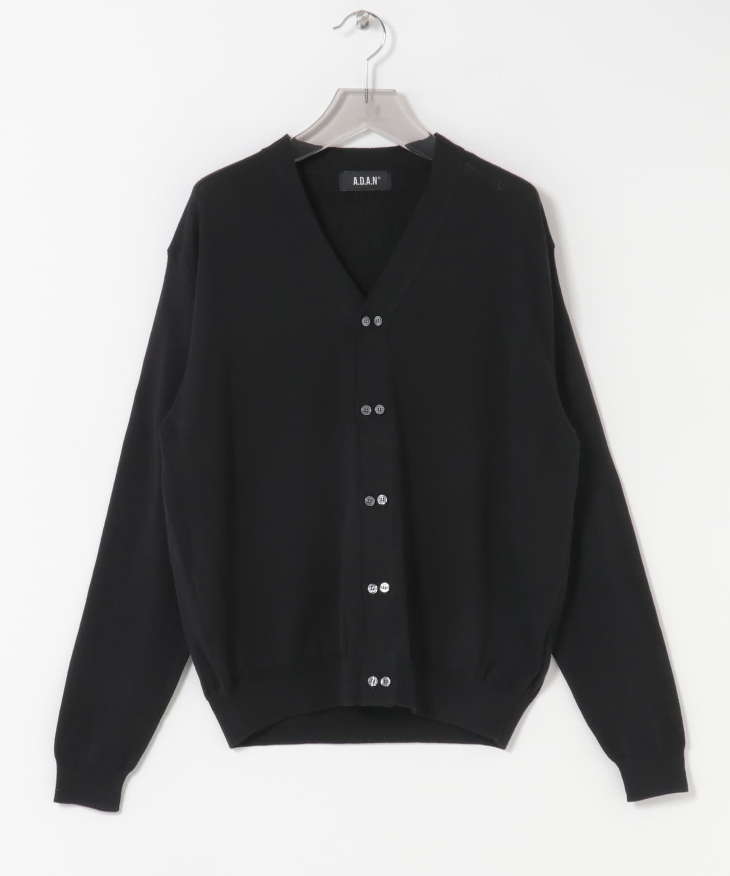 URBAN RESEARCH「A.D.A.N　SILK 2B KNIT CARDIGAN」|カーディガン|ブラック