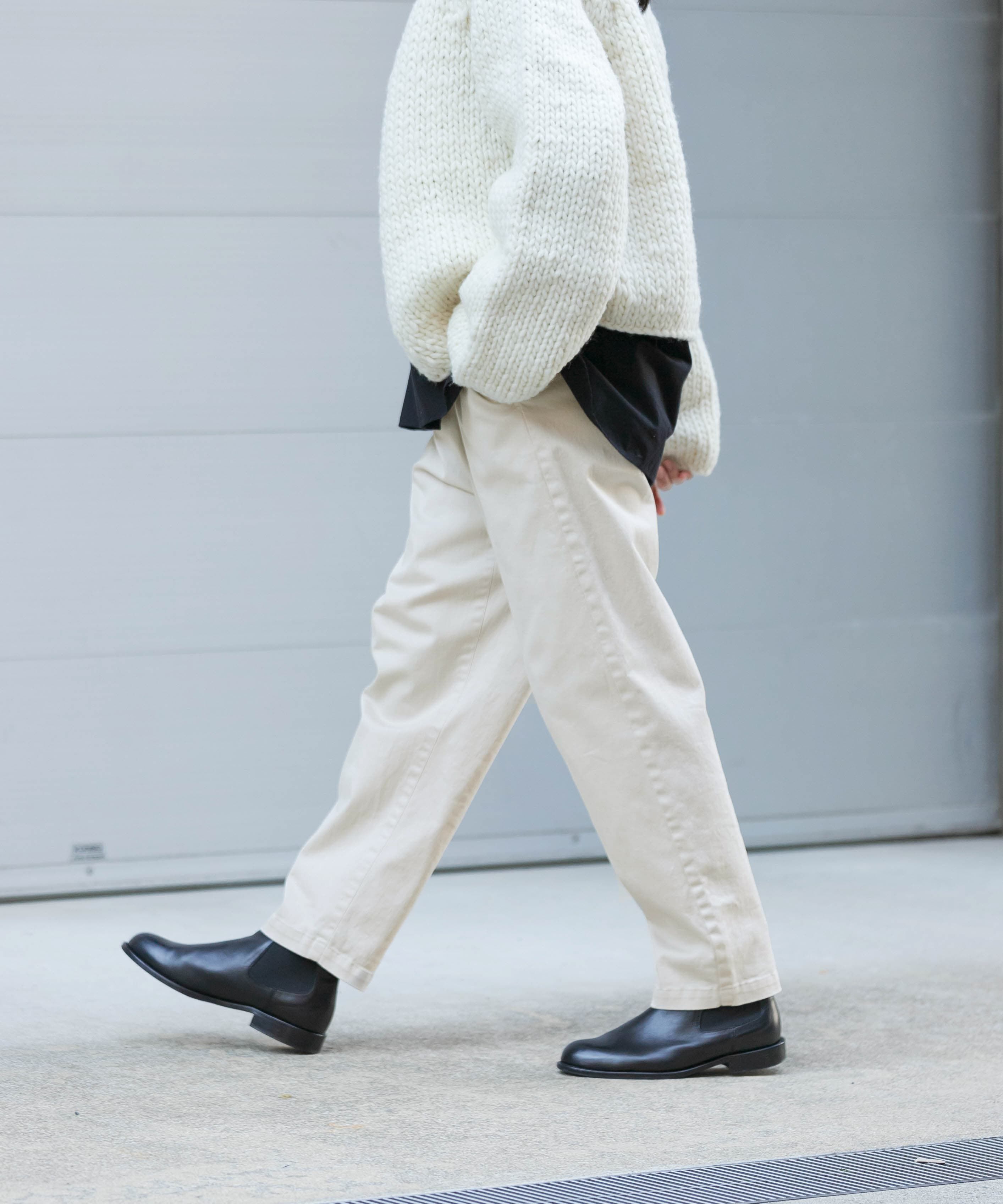 かぐれ「コットンストレッチイージーパンツ」|その他|グレー