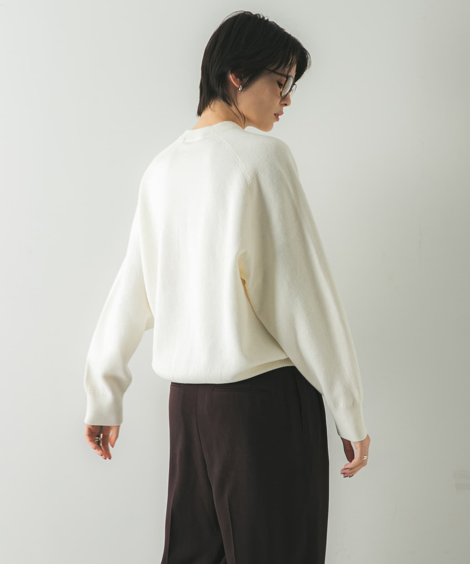 URBAN RESEARCH「コットンカシミヤスウェットニット」|ニット・セーター|