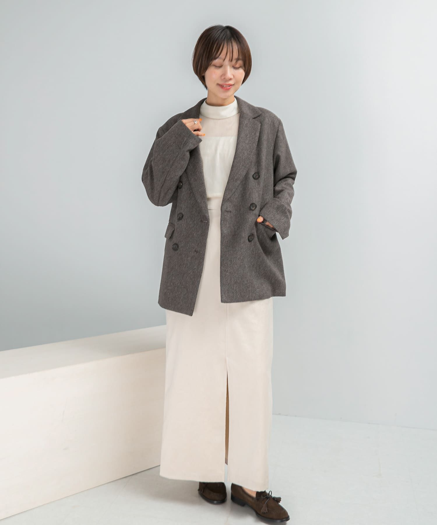 URBAN RESEARCH ROSSO「ウールツィードオーバージャケット」|その他|