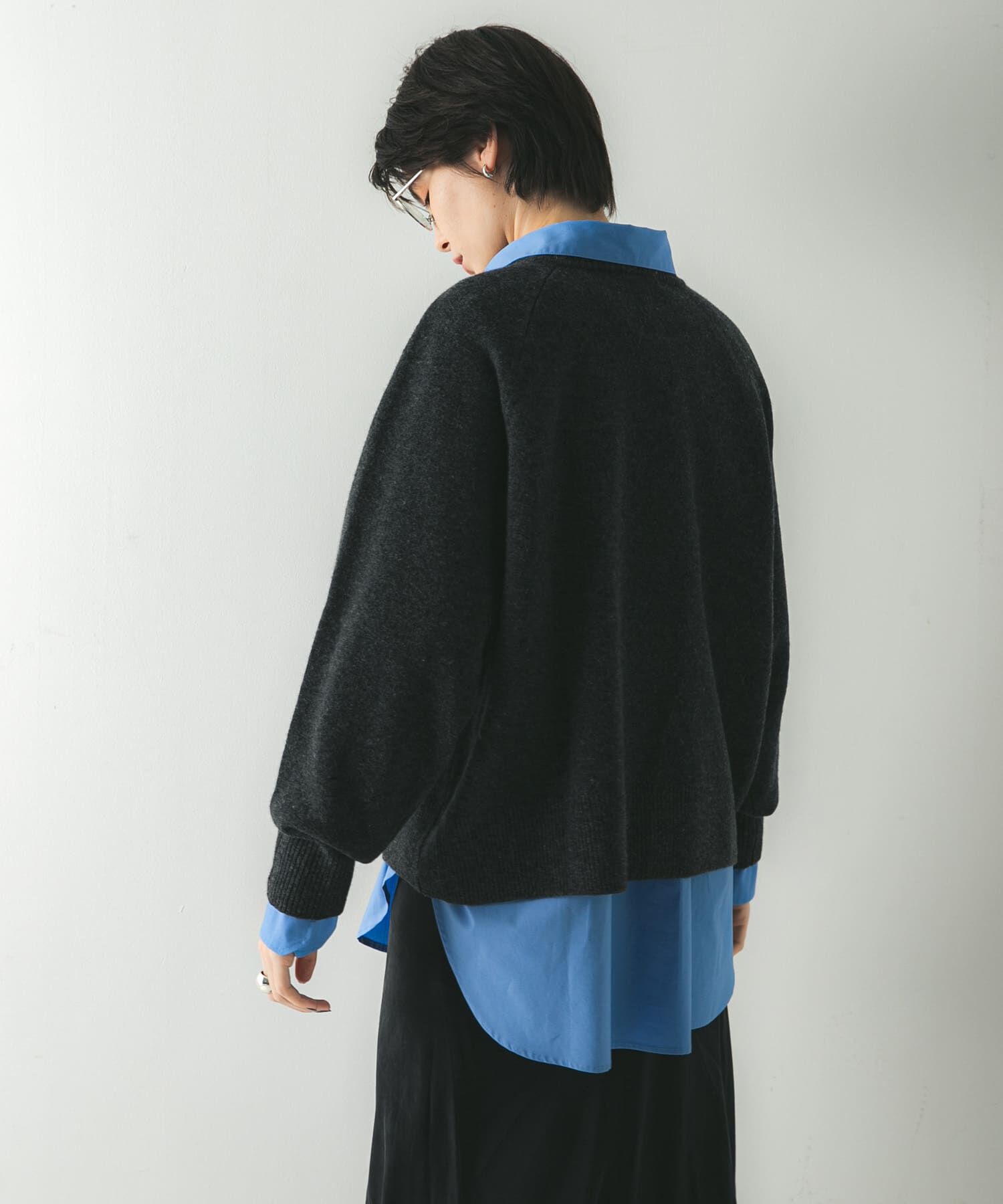 URBAN RESEARCH「カシミヤ強縮クルーネックニット」|ニット・セーター|