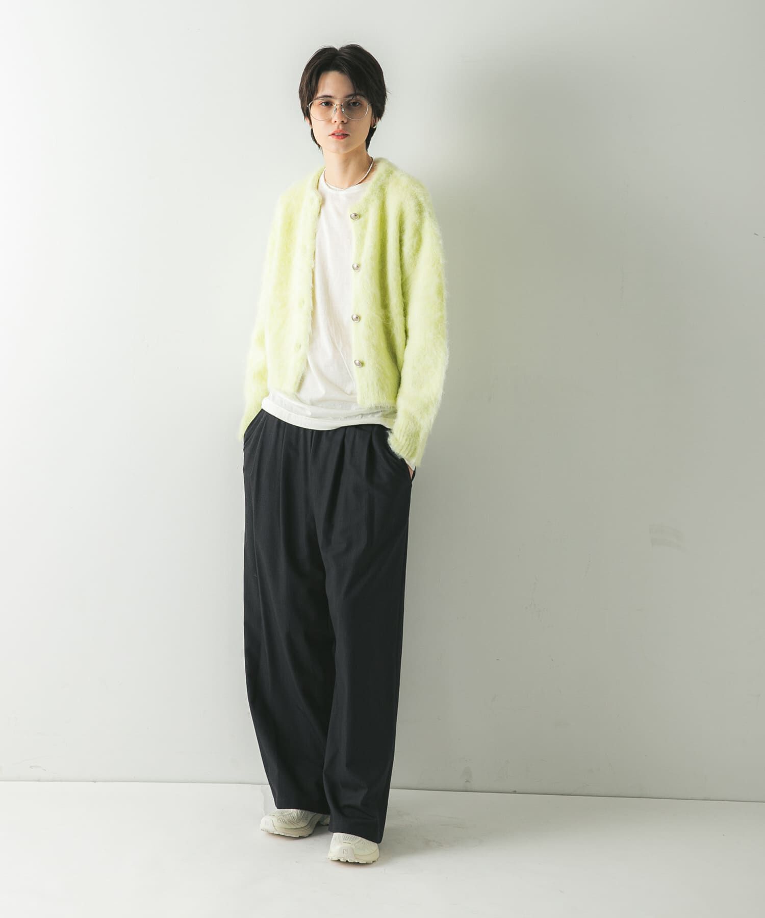 URBAN RESEARCH「ブラッシュシャギーニットカーディガン」|カーディガン|