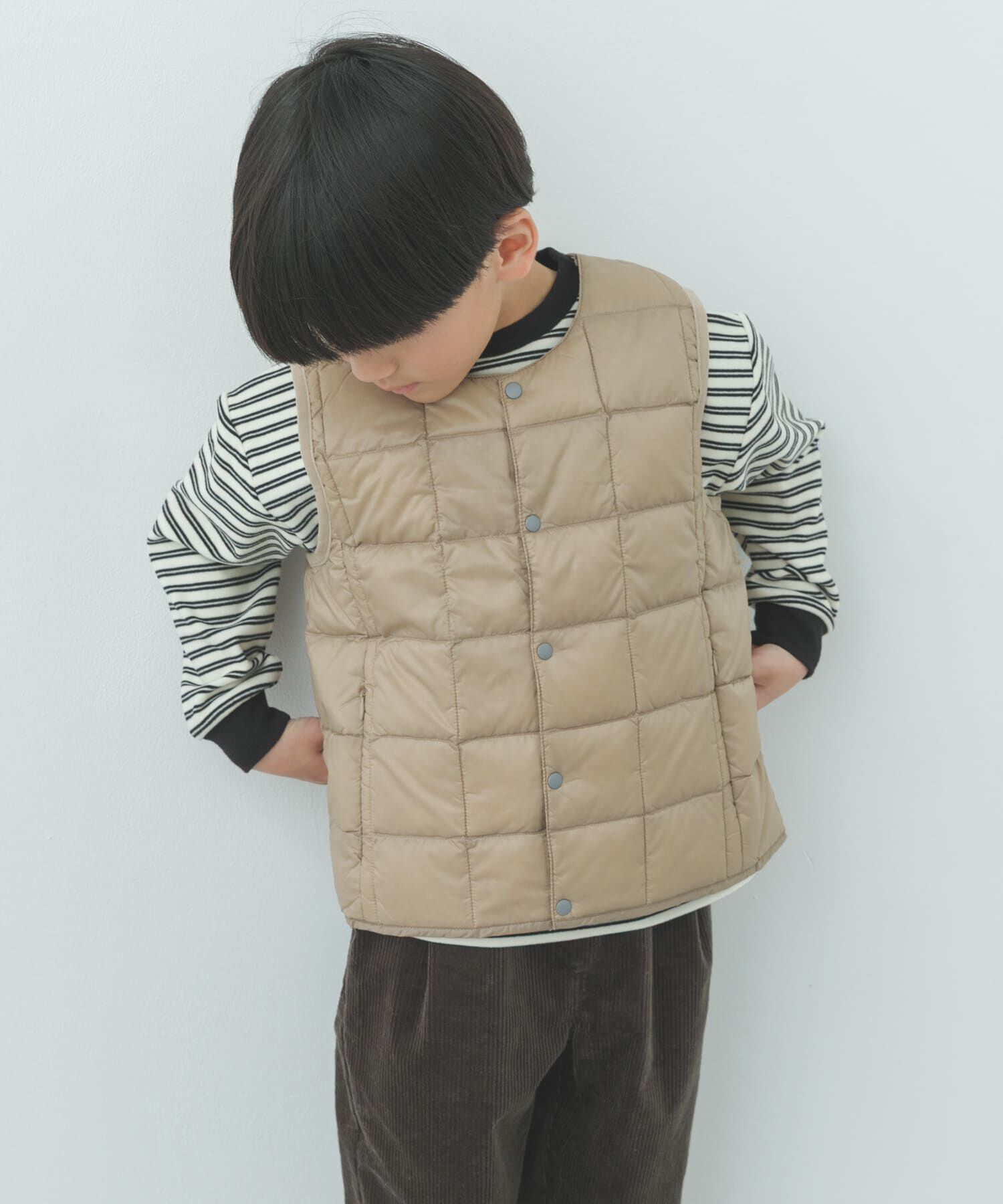 URBAN RESEARCH DOORS「TAION　CREWNECK BUTTON DOWN VEST(KIDS)」|その他|