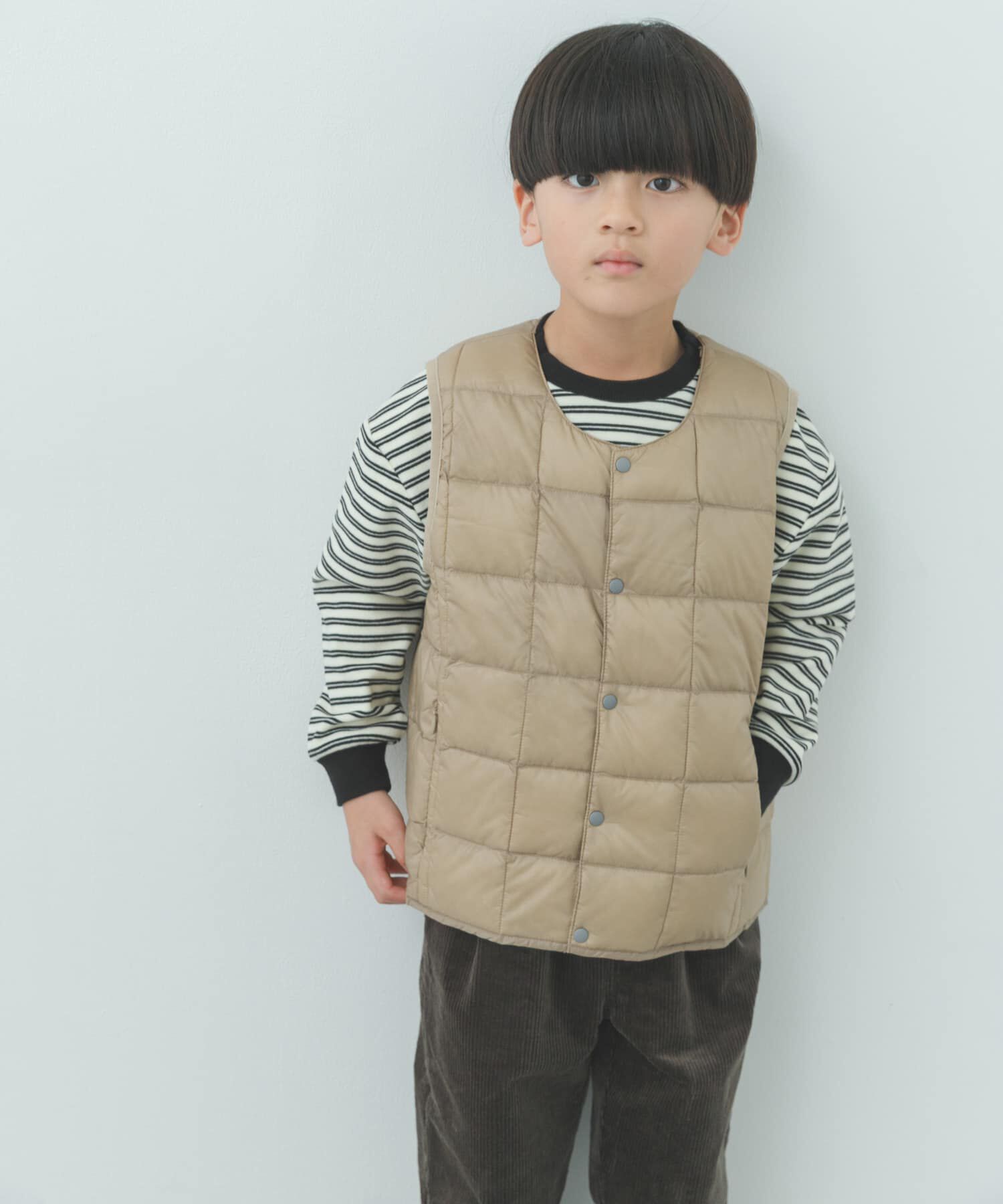 URBAN RESEARCH DOORS「TAION　CREWNECK BUTTON DOWN VEST(KIDS)」|その他|