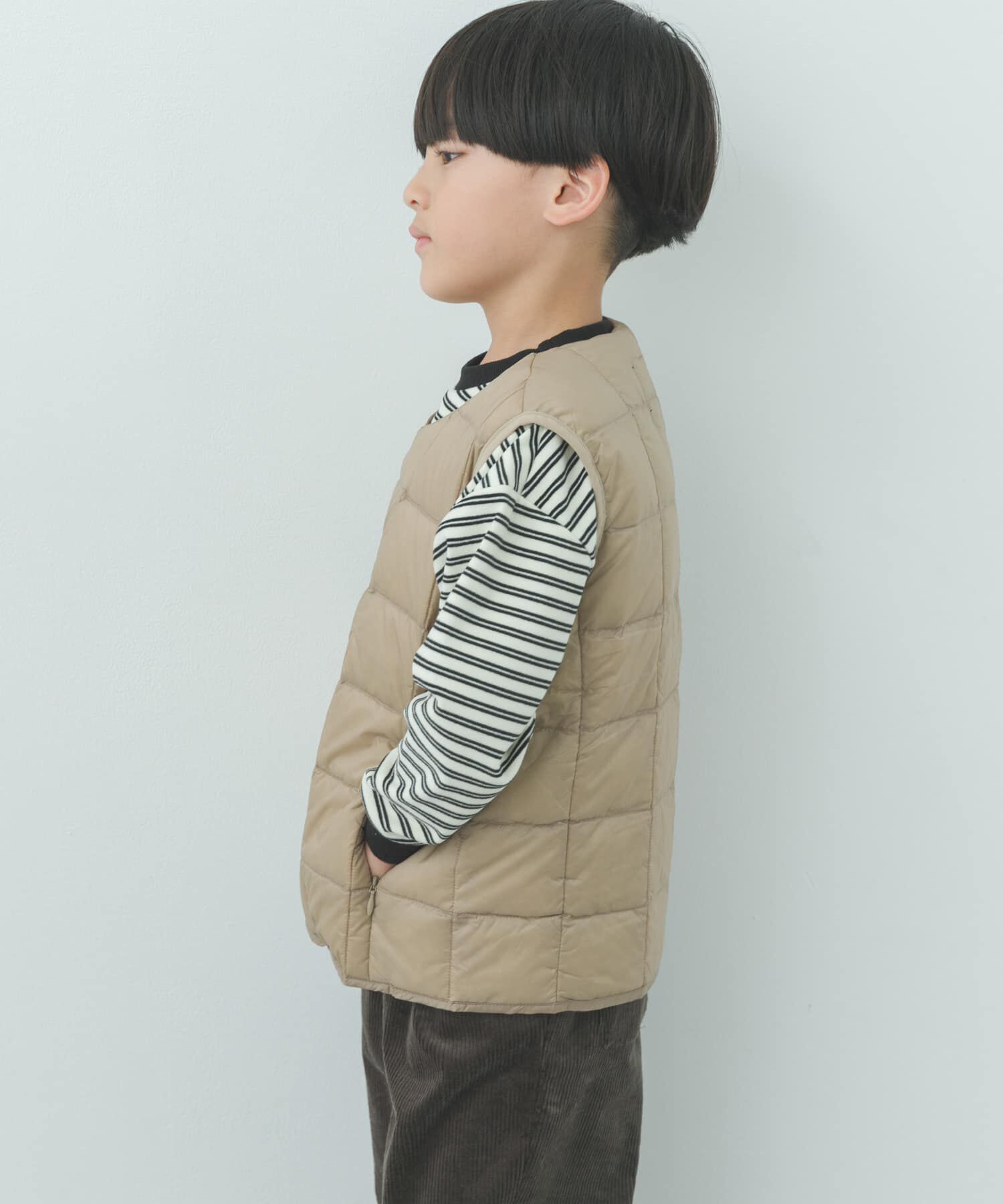 URBAN RESEARCH DOORS「TAION　CREWNECK BUTTON DOWN VEST(KIDS)」|その他|