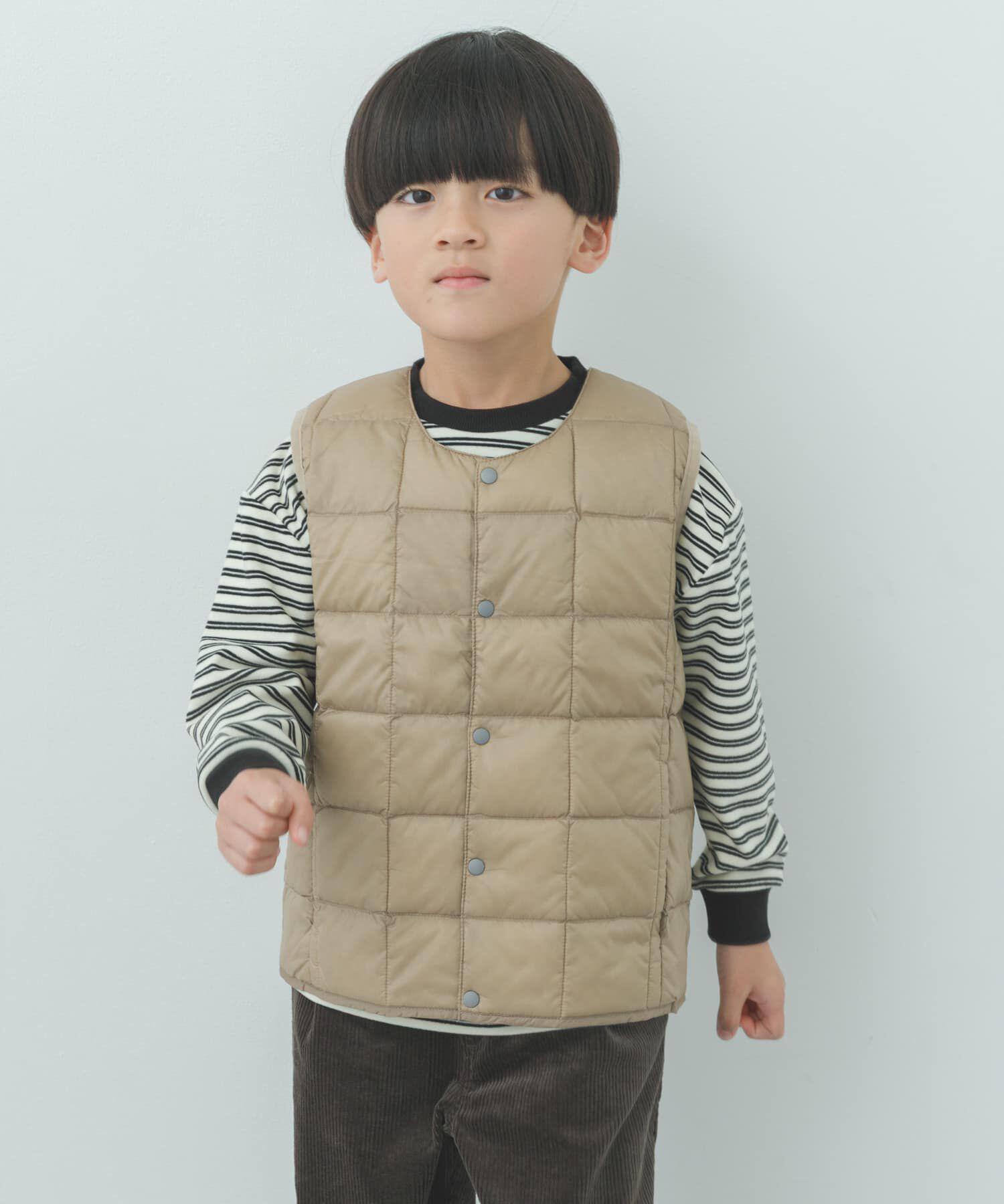 URBAN RESEARCH DOORS「TAION　CREWNECK BUTTON DOWN VEST(KIDS)」|その他|
