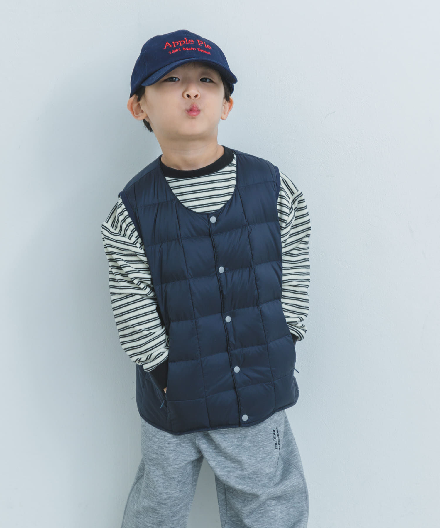 URBAN RESEARCH DOORS「TAION　CREWNECK BUTTON DOWN VEST(KIDS)」|その他|