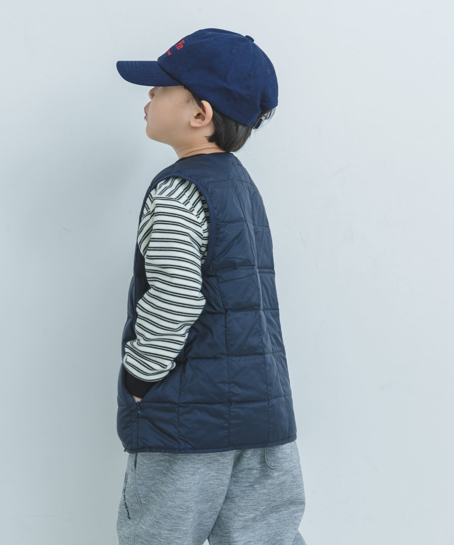 URBAN RESEARCH DOORS「TAION　CREWNECK BUTTON DOWN VEST(KIDS)」|その他|