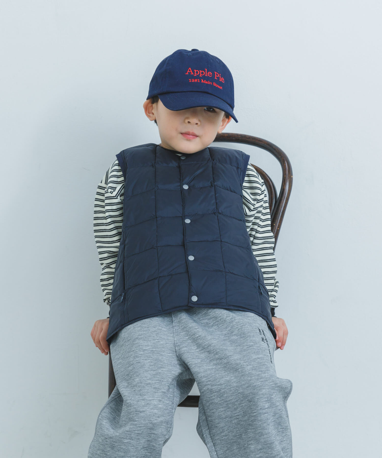 URBAN RESEARCH DOORS「TAION　CREWNECK BUTTON DOWN VEST(KIDS)」|その他|