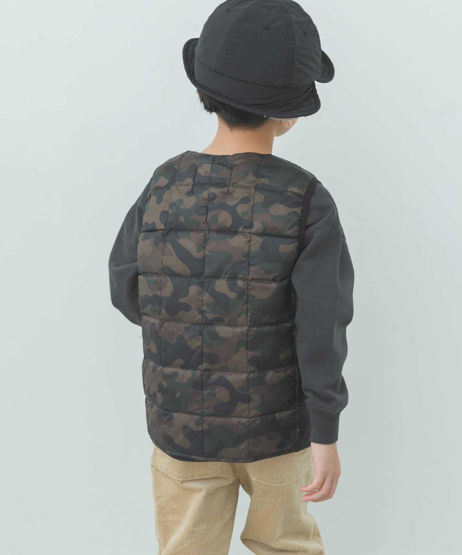 URBAN RESEARCH DOORS「TAION　CREWNECK BUTTON DOWN VEST(KIDS)」|その他|