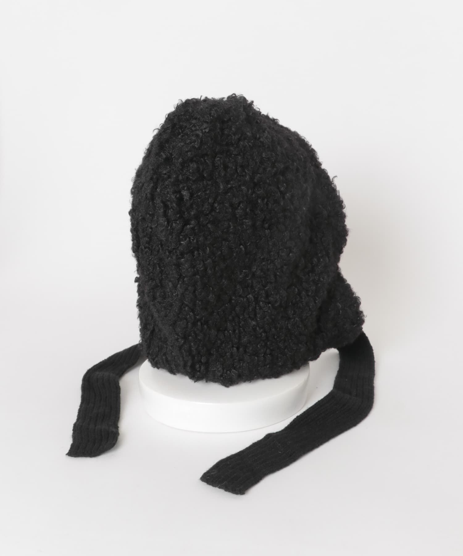 SMELLY「ループボアボンネット」|ニット帽|