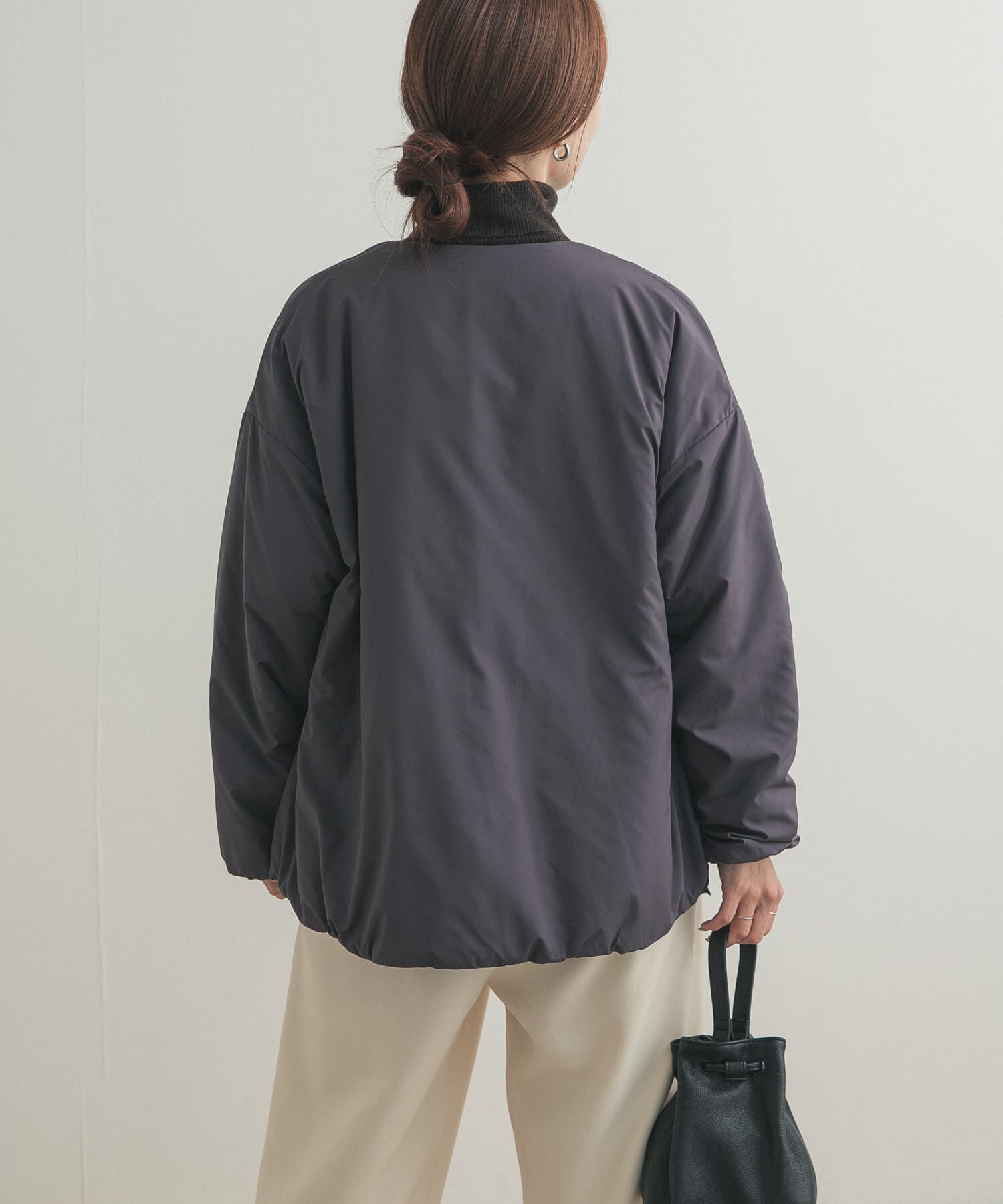 URBAN RESEARCH DOORS「『UR TECH』撥水ポケッタブル中綿ブルゾン」|ブルゾン・スタジャン|