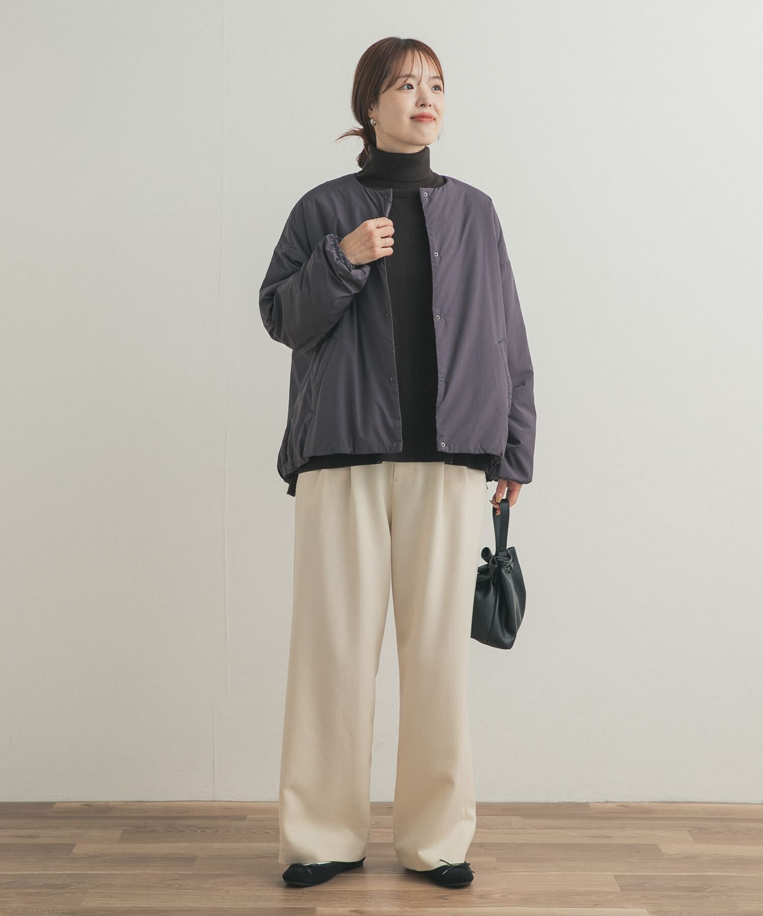 URBAN RESEARCH DOORS「『UR TECH』撥水ポケッタブル中綿ブルゾン」|ブルゾン・スタジャン|