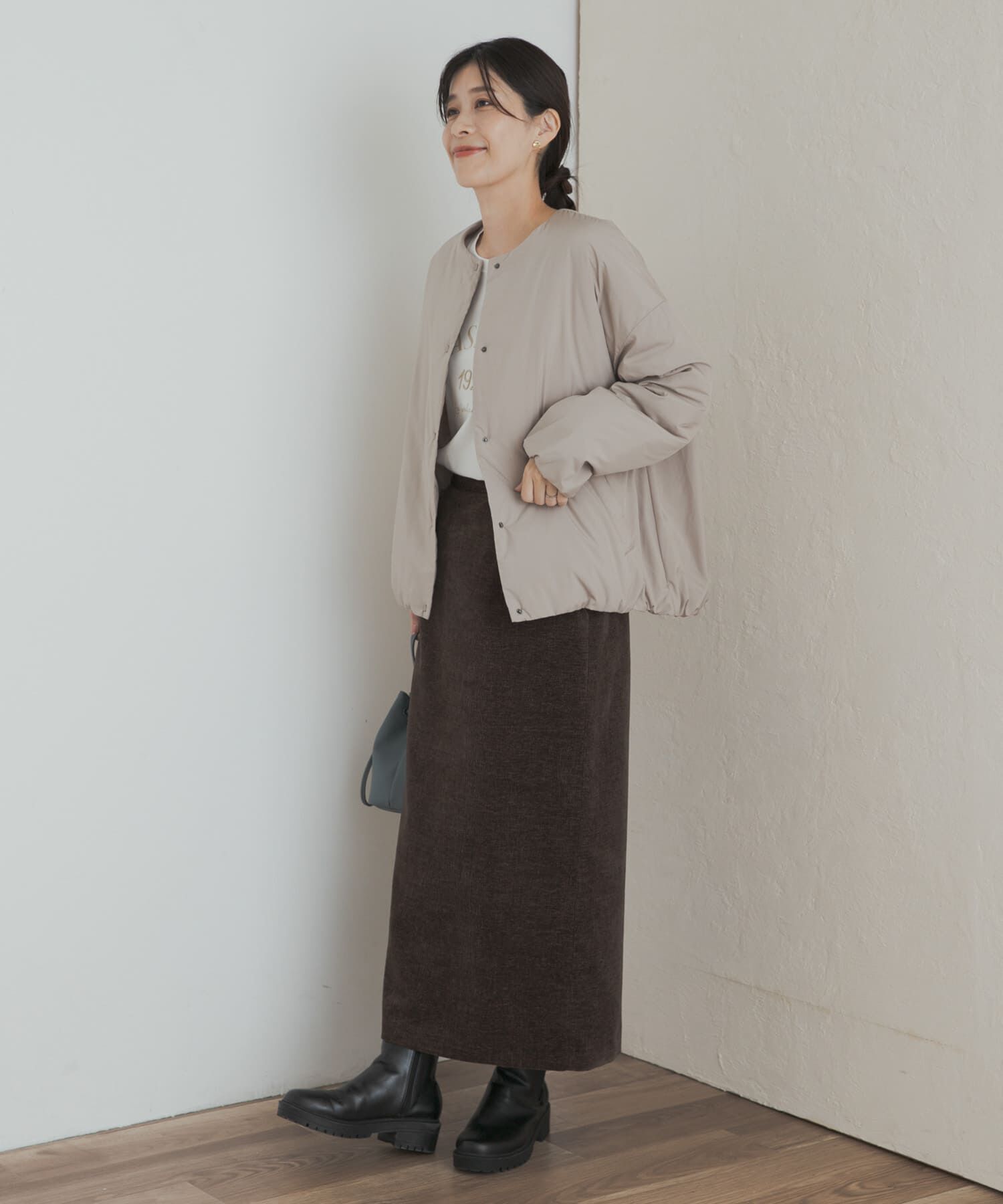 URBAN RESEARCH DOORS「『UR TECH』撥水ポケッタブル中綿ブルゾン」|ブルゾン・スタジャン|