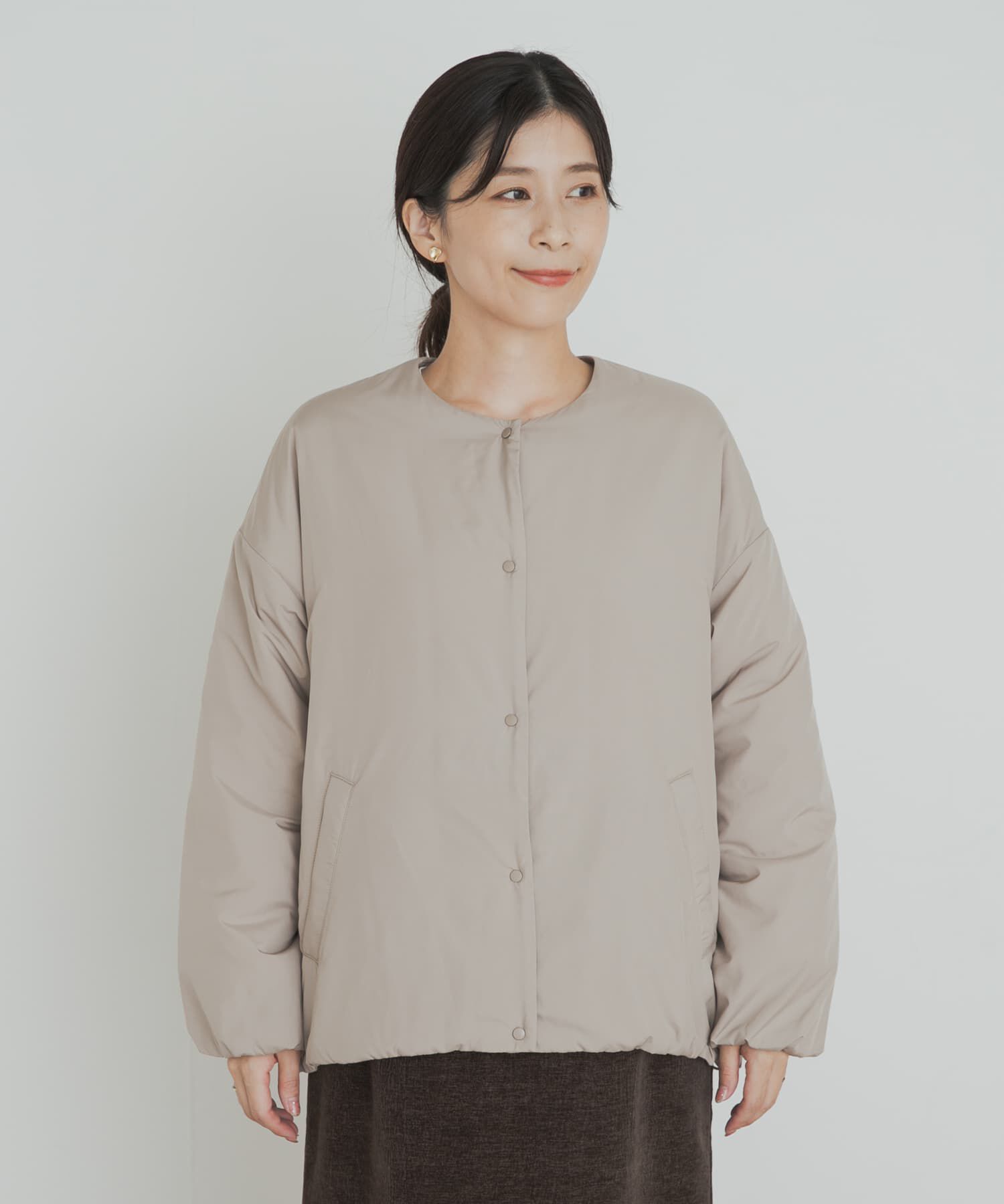 URBAN RESEARCH DOORS「『UR TECH』撥水ポケッタブル中綿ブルゾン」|ブルゾン・スタジャン|