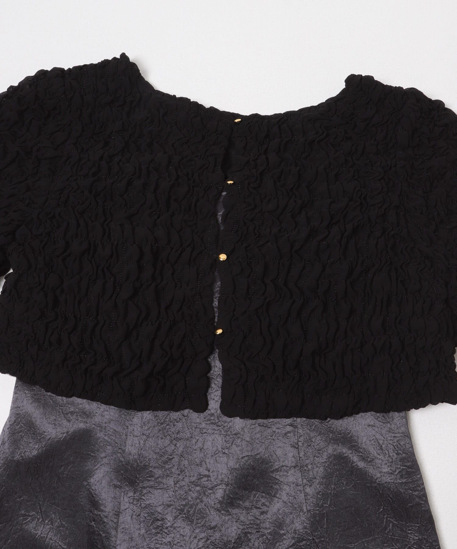 URBAN RESEARCH ROSSO「kaene　シャーリングシフォンブラウスセットドレス」|ワンピース|