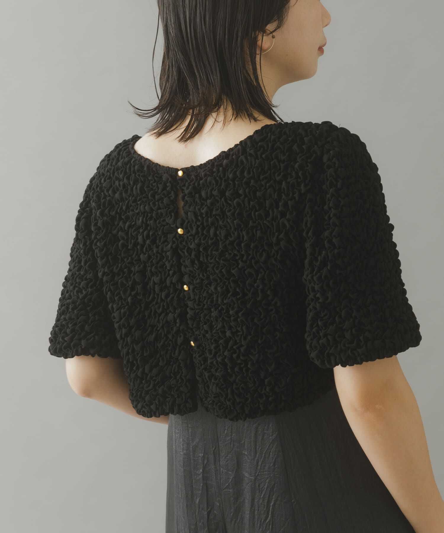 URBAN RESEARCH ROSSO「kaene　シャーリングシフォンブラウスセットドレス」|ワンピース|