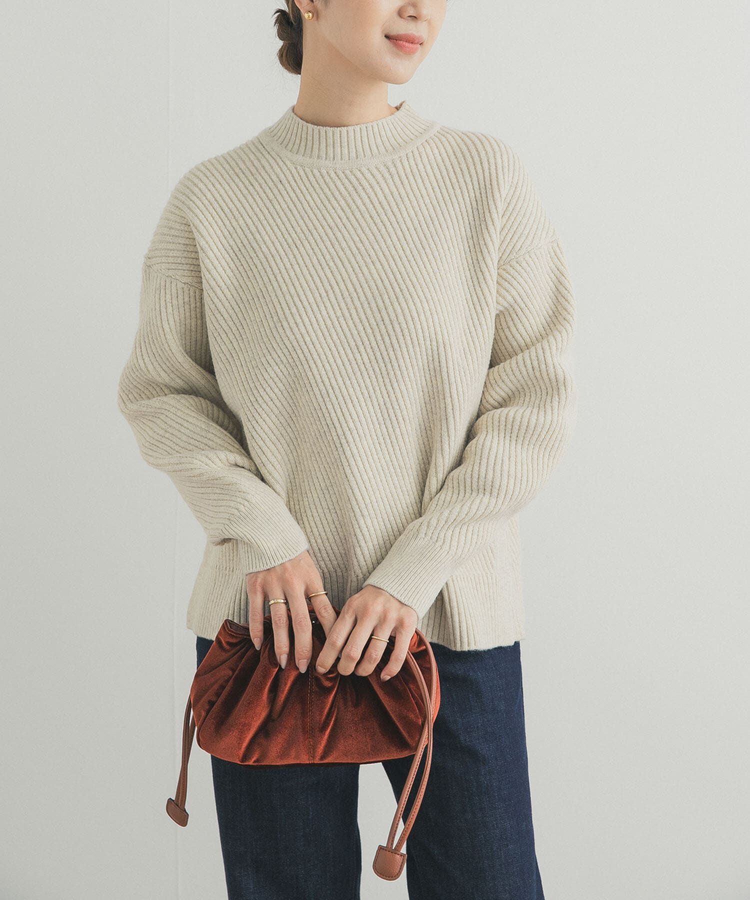 URBAN RESEARCH DOORS「ツイル編みKNIT」|ニット・セーター|